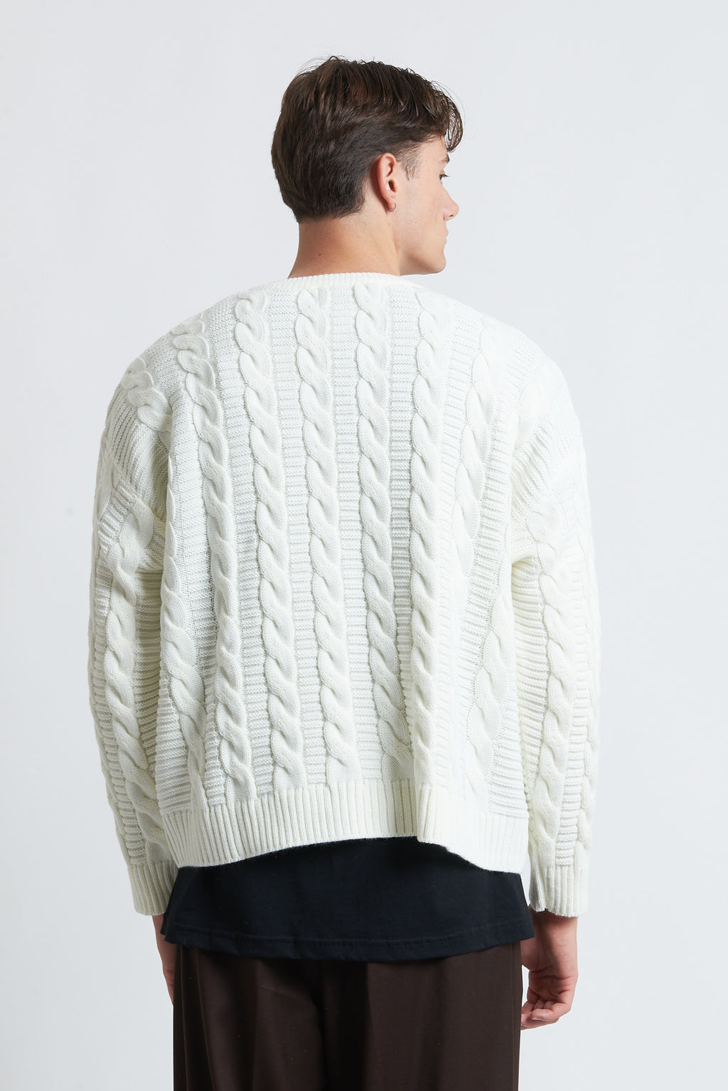 Maglione in lana girocollo