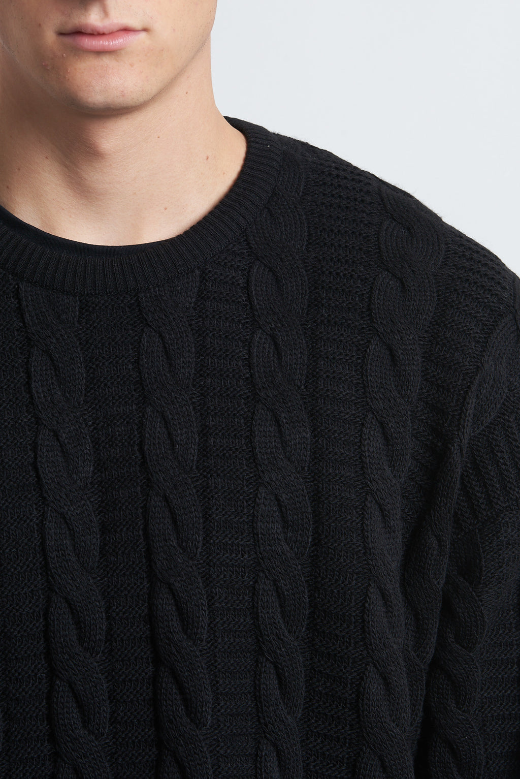 Maglione in lana girocollo