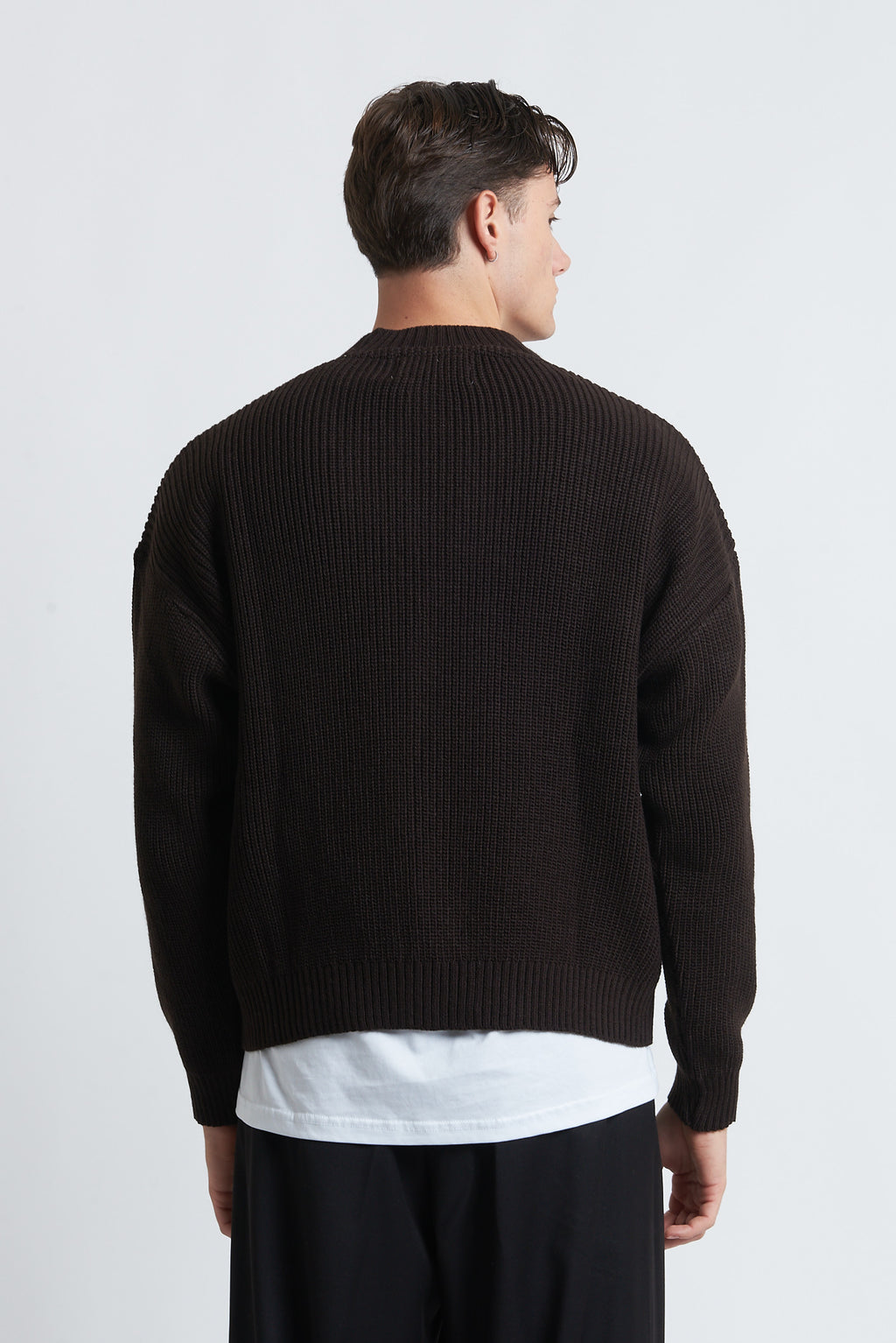 Cardigan bottoni in lana