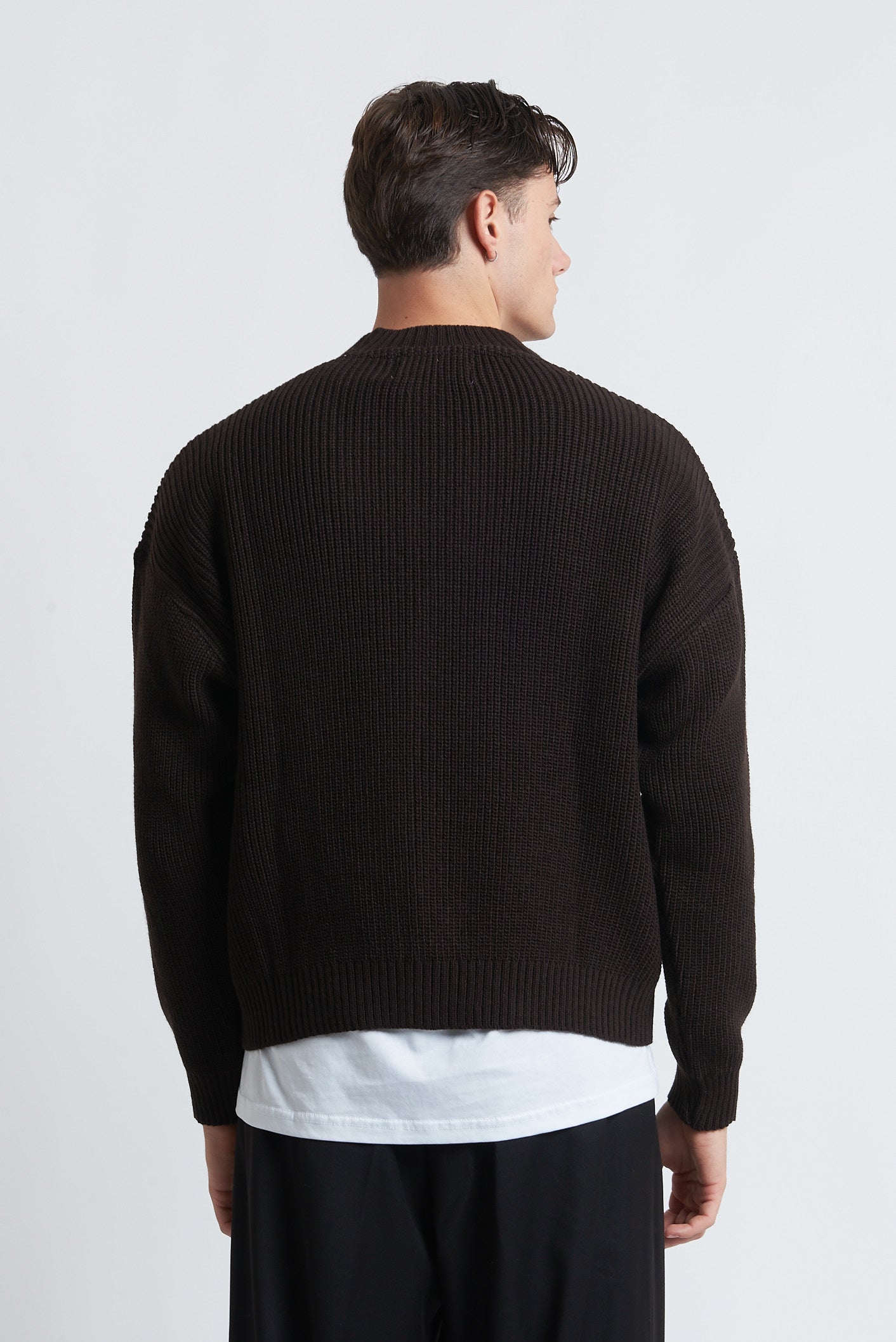 Cardigan bottoni in lana