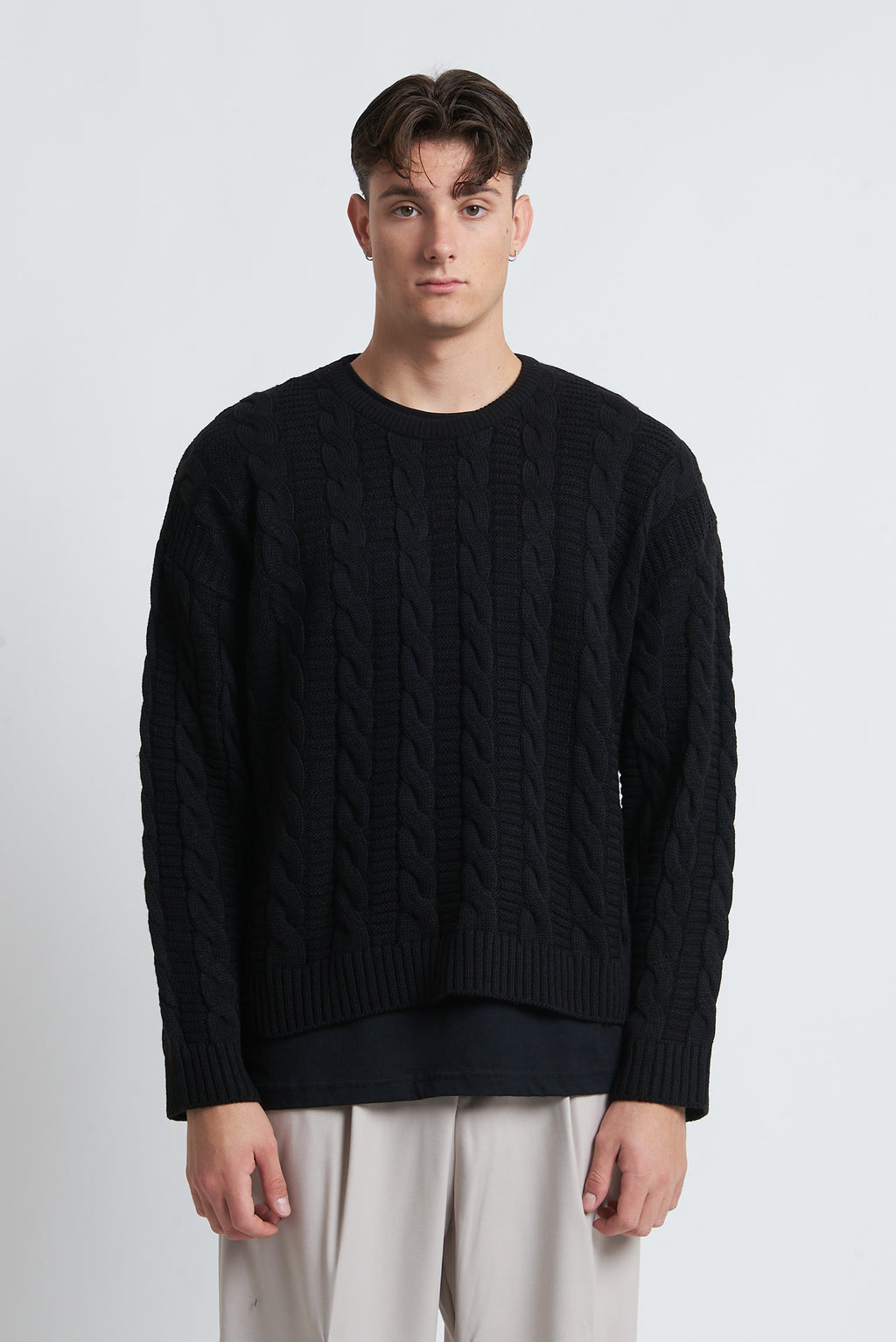 Maglione in lana girocollo