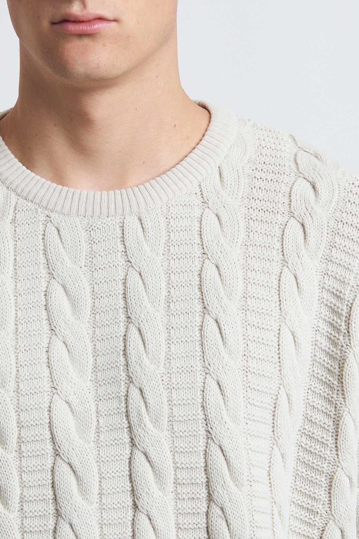 Maglione in lana girocollo