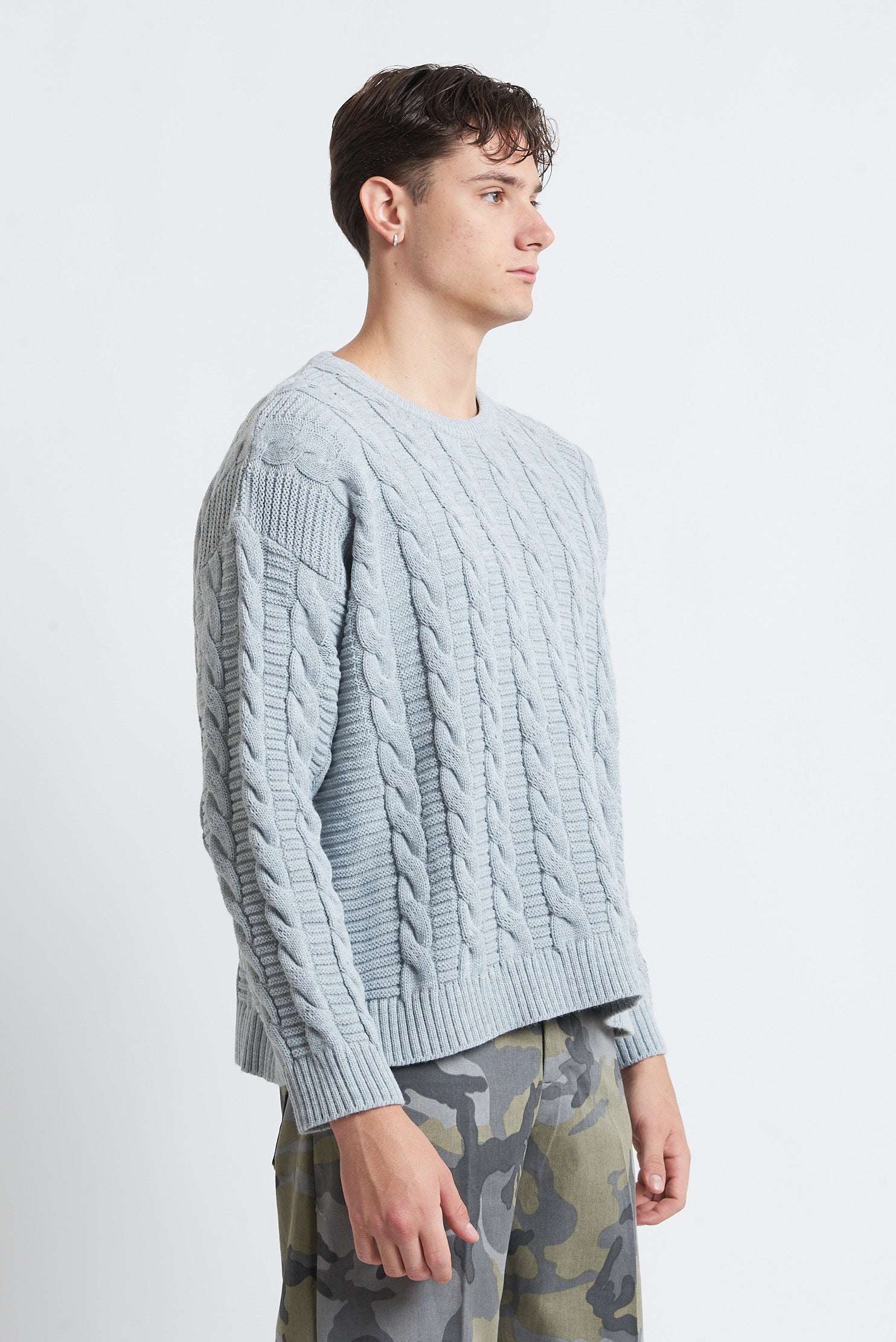 Maglione in lana girocollo