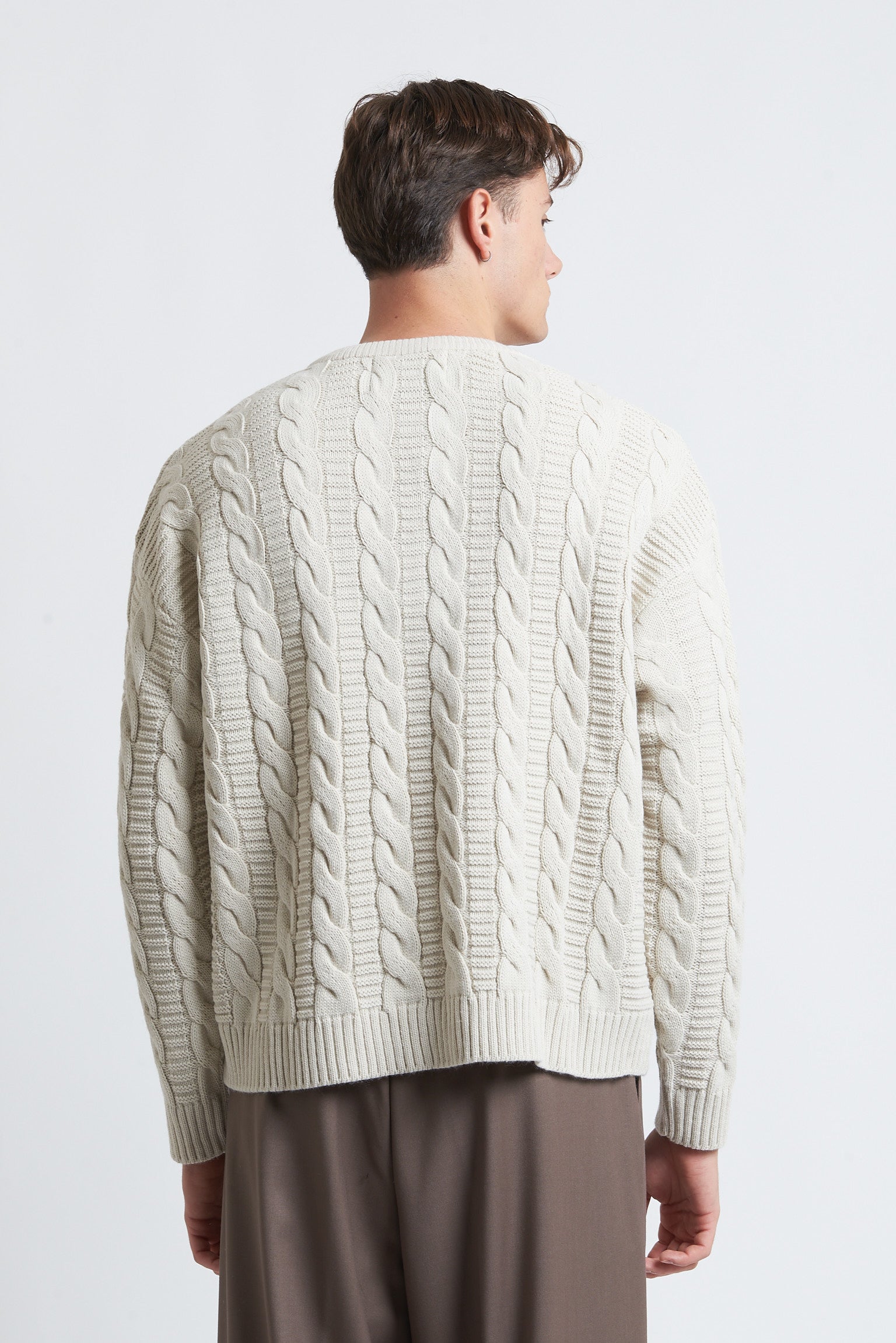 Maglione in lana girocollo