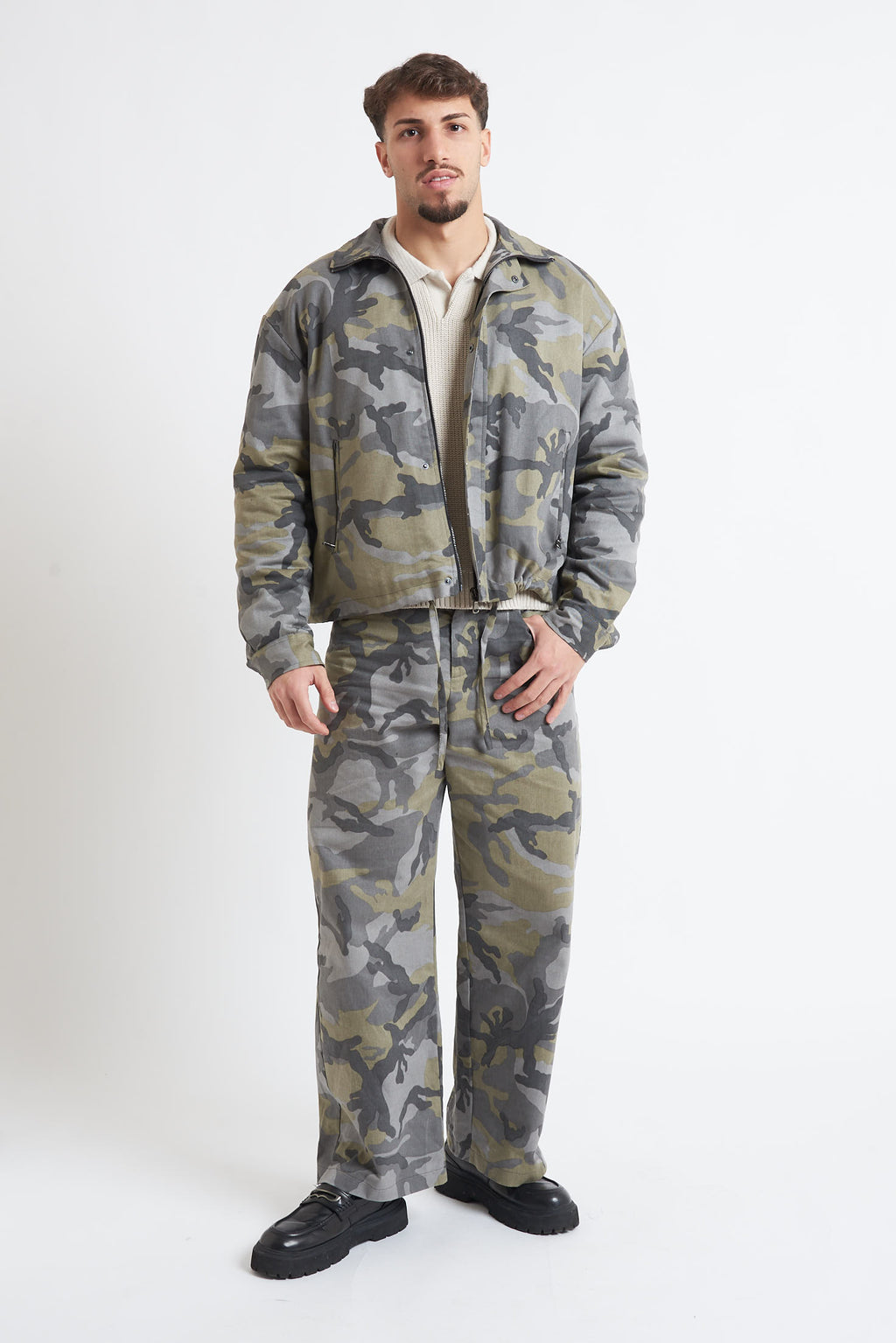 Giubbino mimetico imbottito