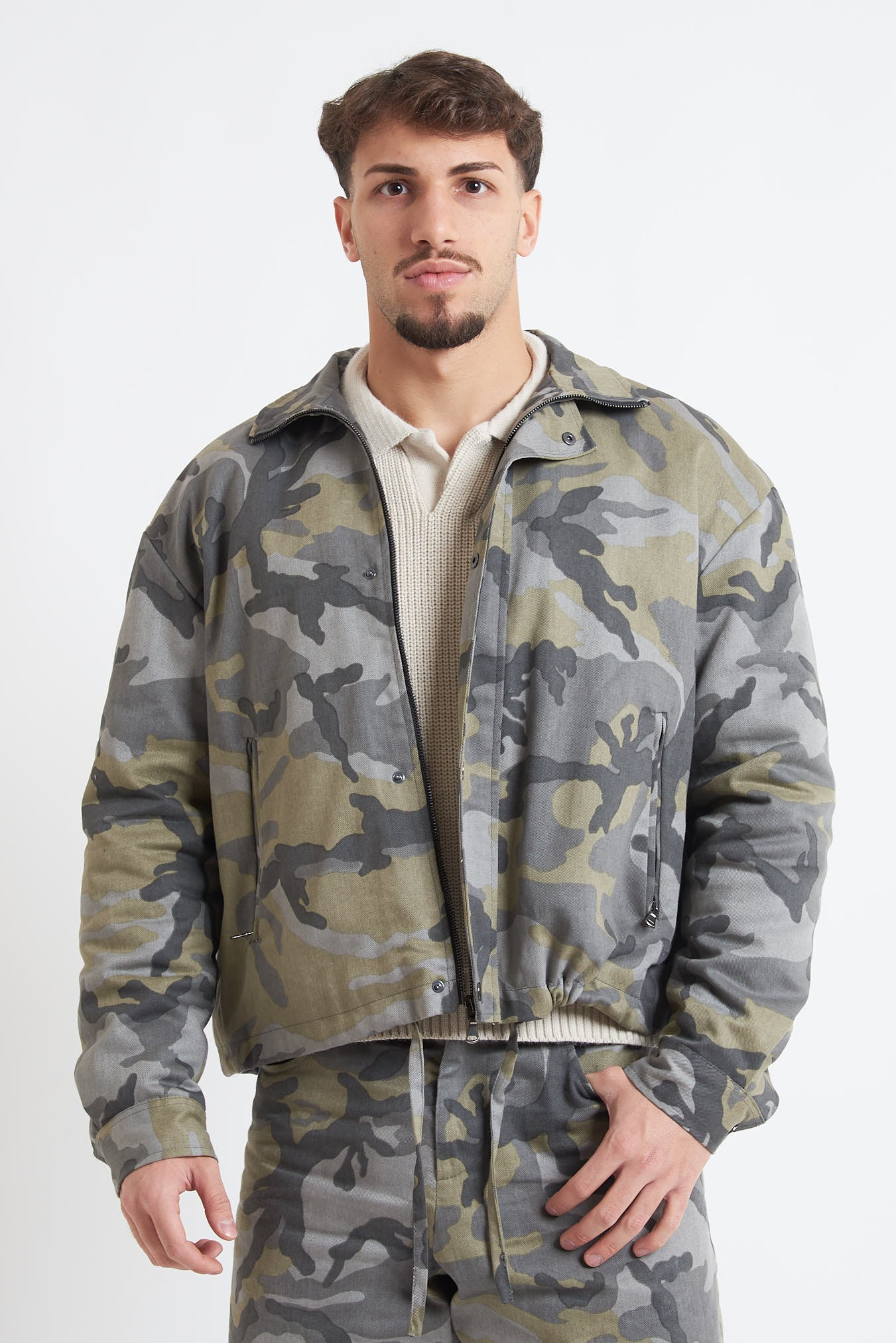 Giubbino mimetico imbottito