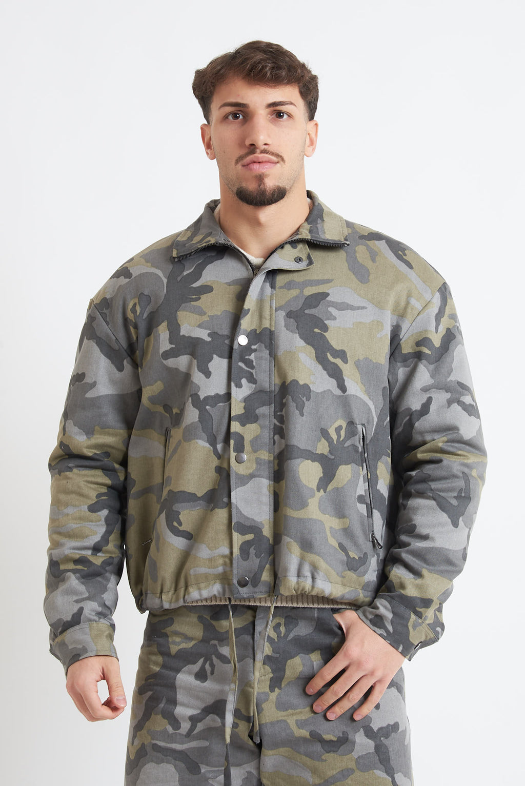 Giubbino mimetico imbottito