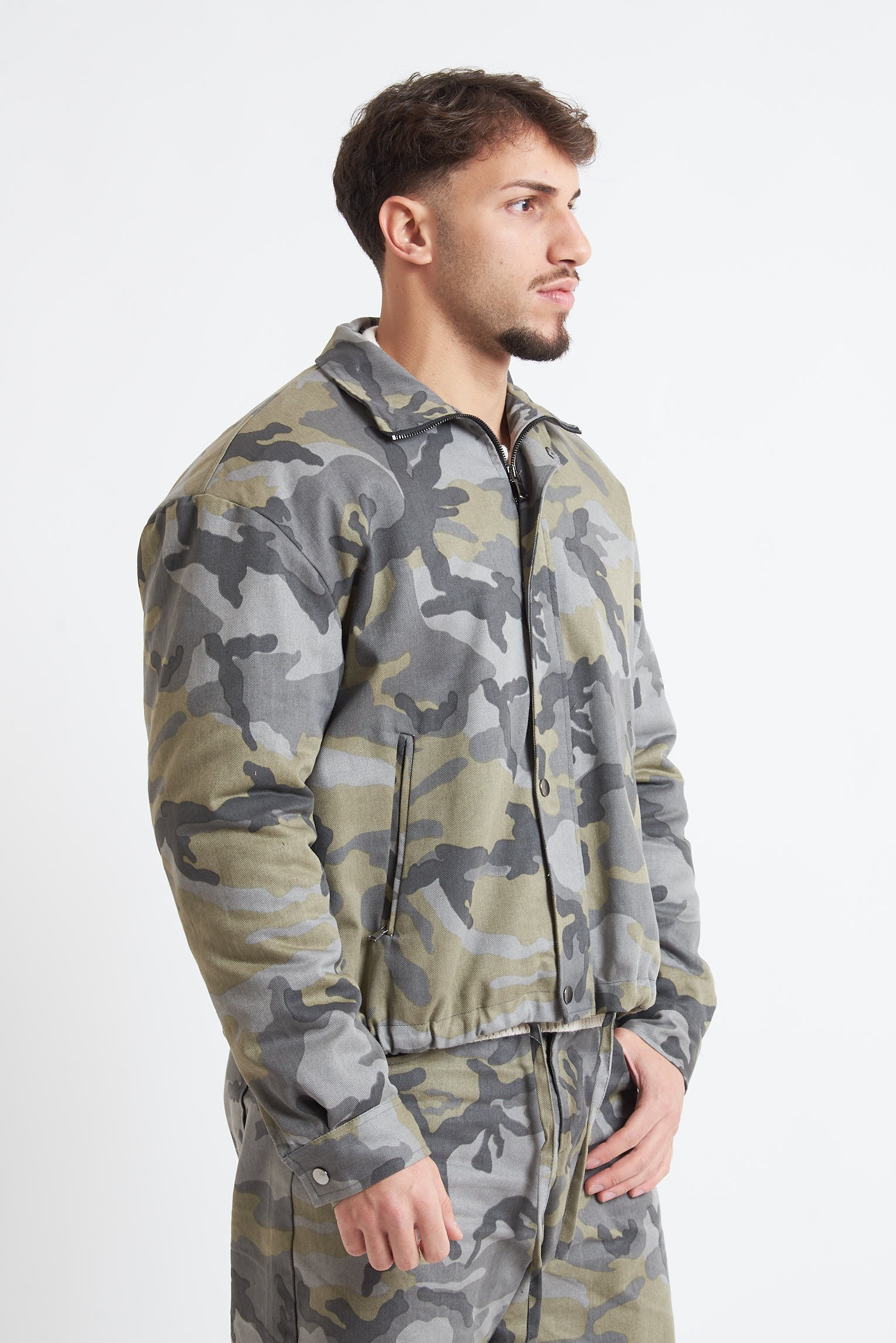 Giubbino mimetico imbottito