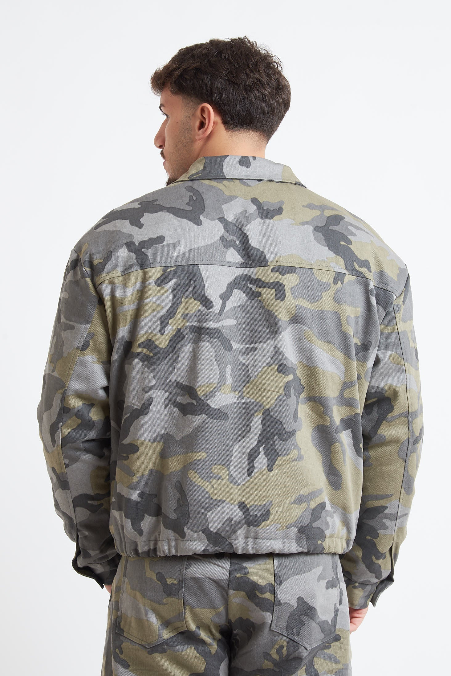 Giubbino mimetico imbottito