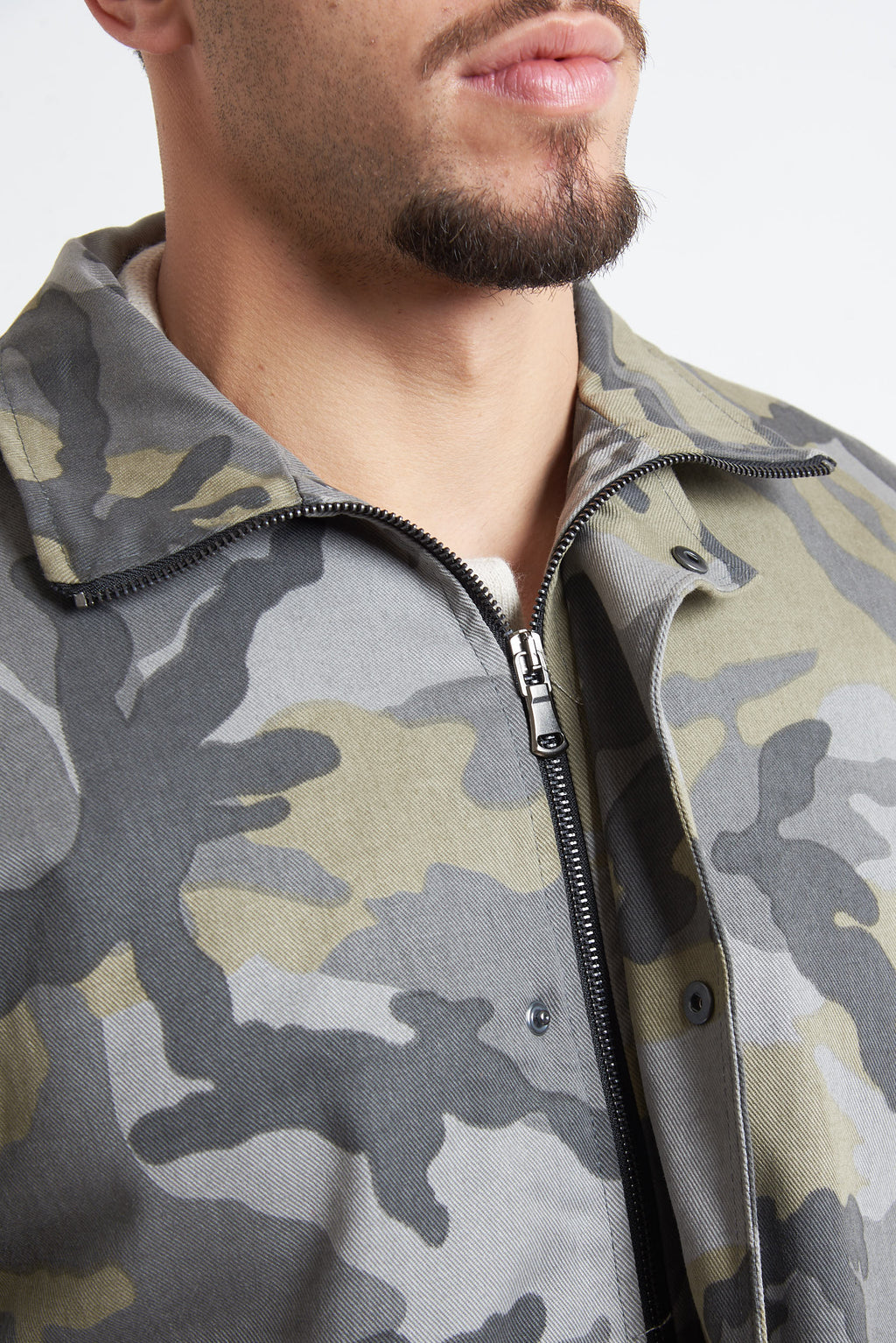 Giubbino mimetico imbottito