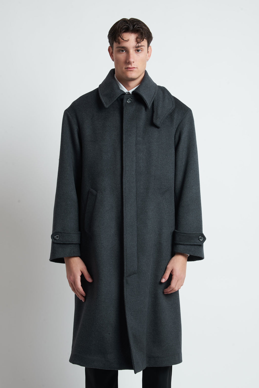 Cappotto loden in misto lana