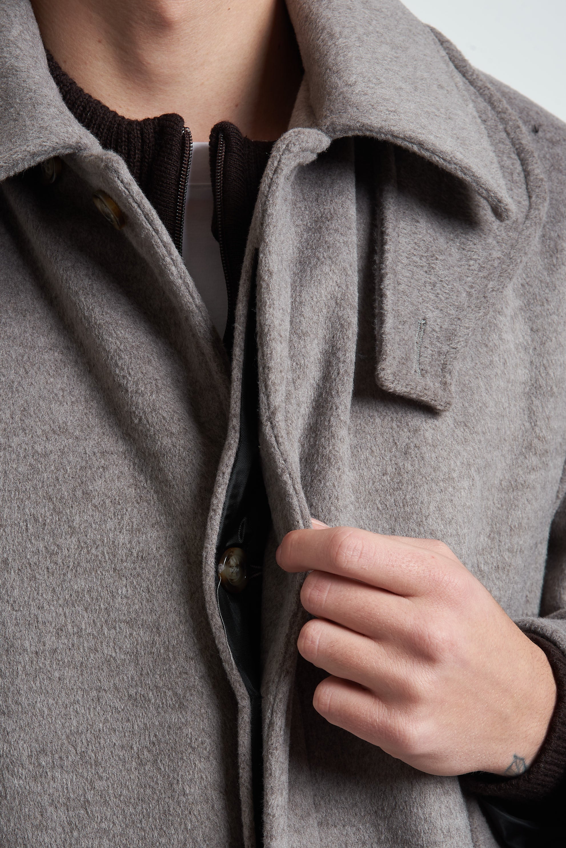 Cappotto loden in misto lana