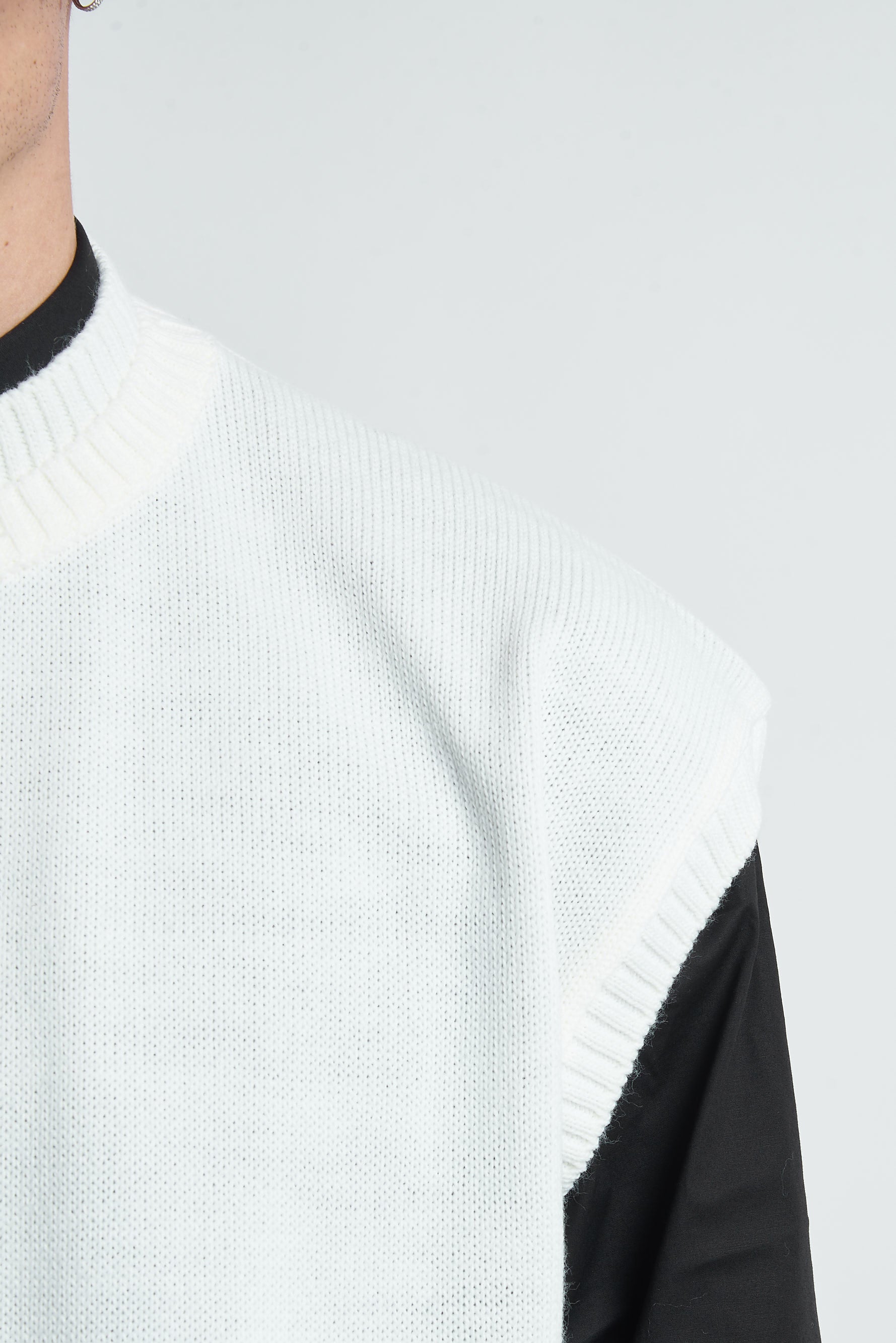 Gilet in lana cropped