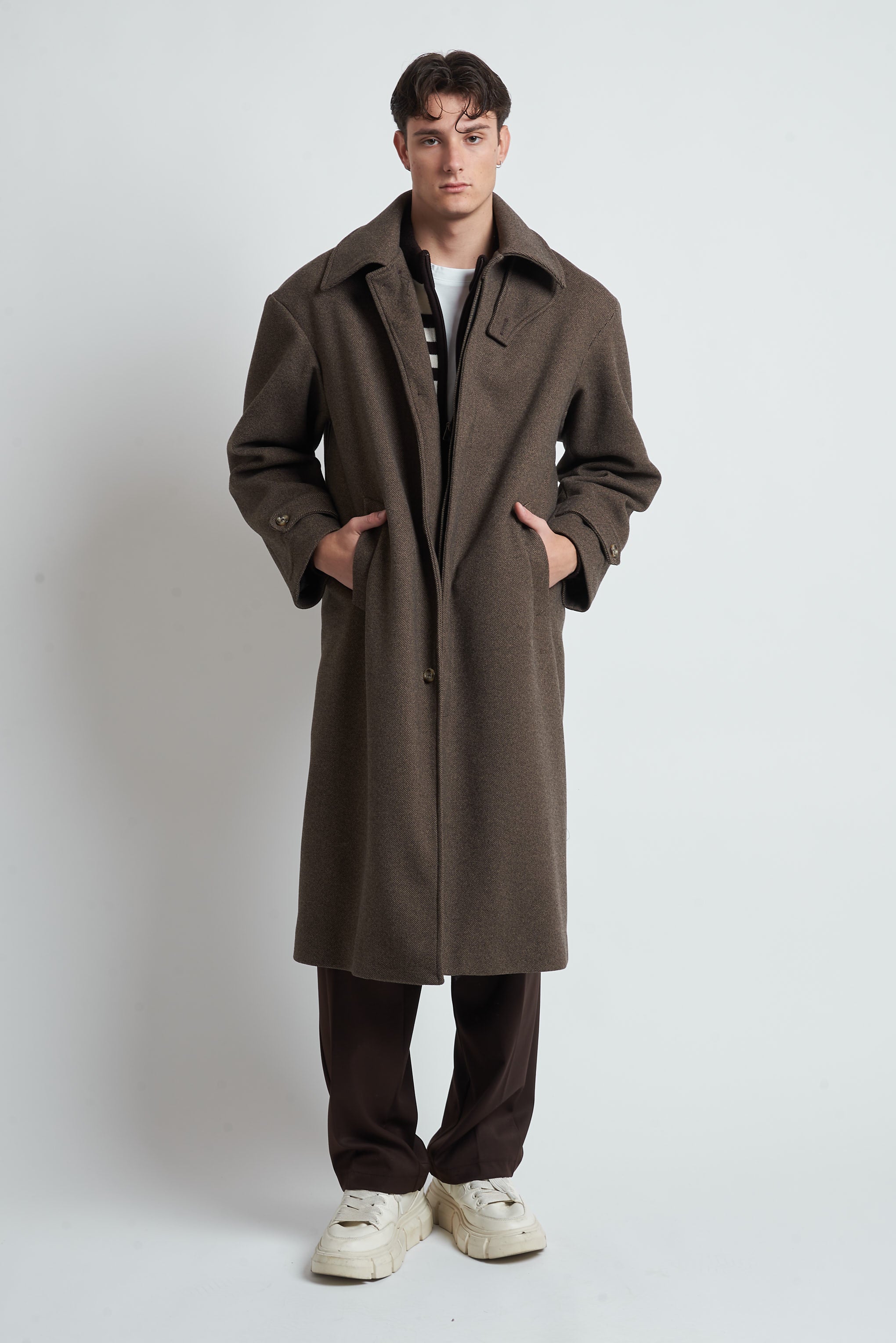 Cappotto loden in misto lana