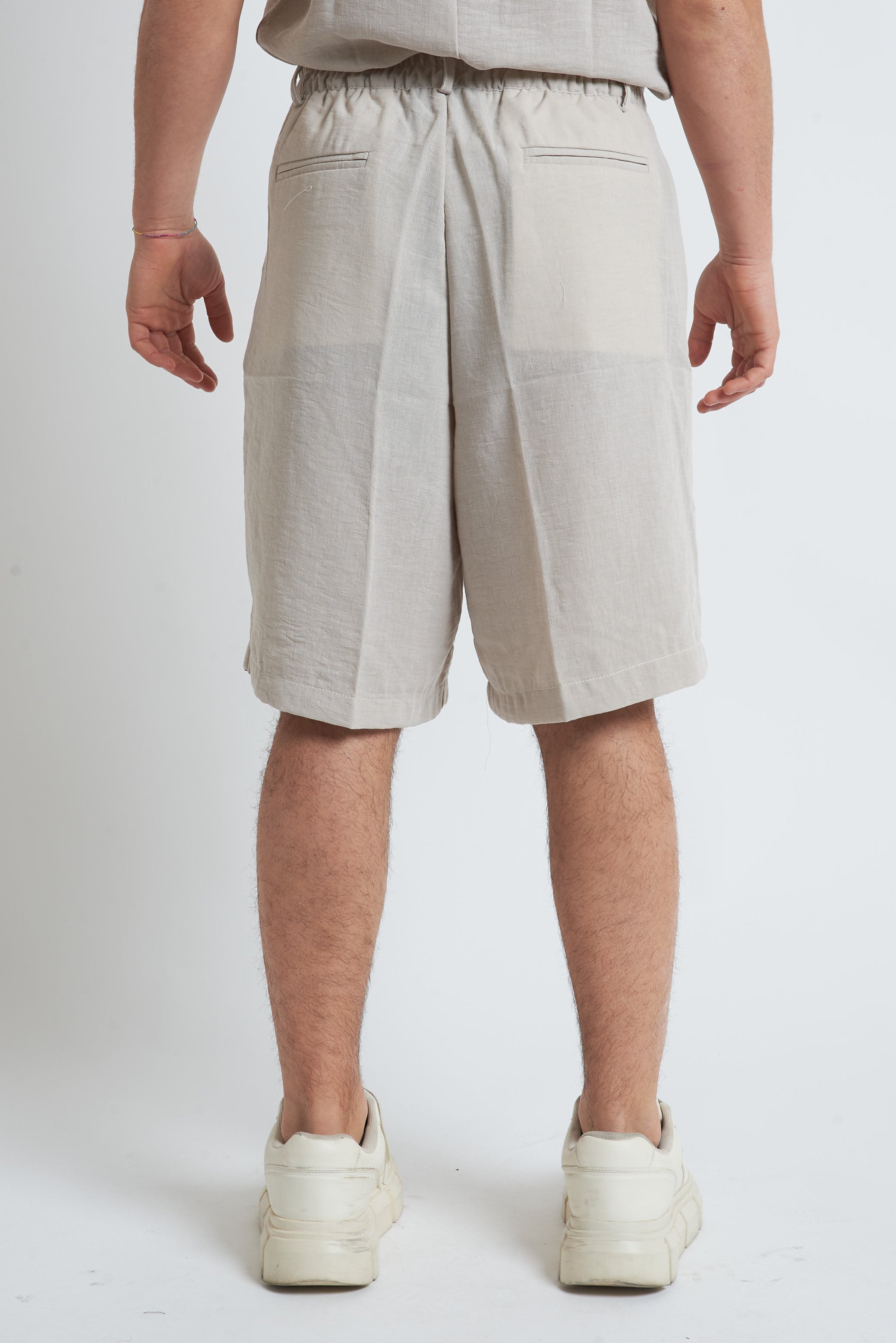 Bermuda pence effetto lino