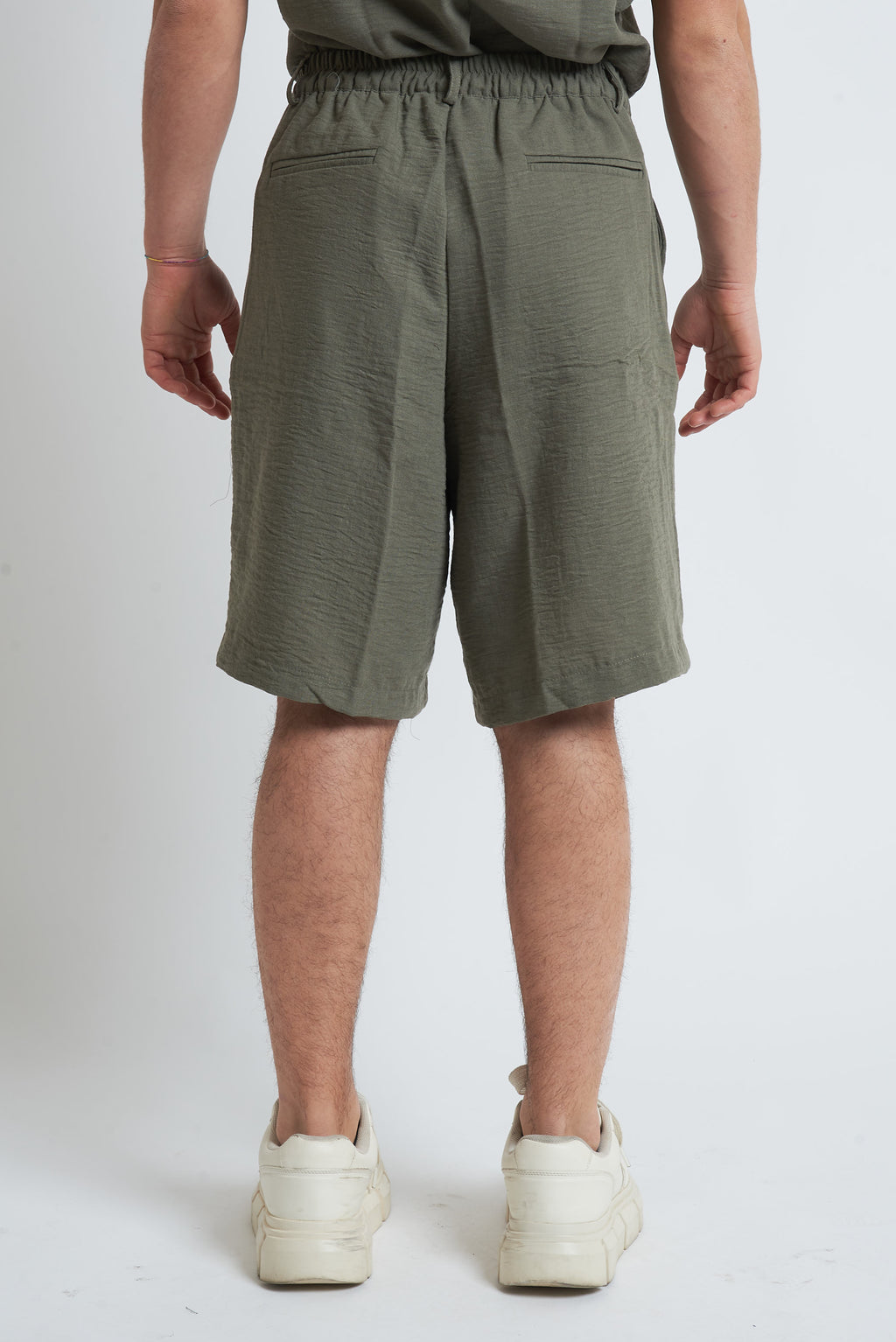 Bermuda pence effetto lino