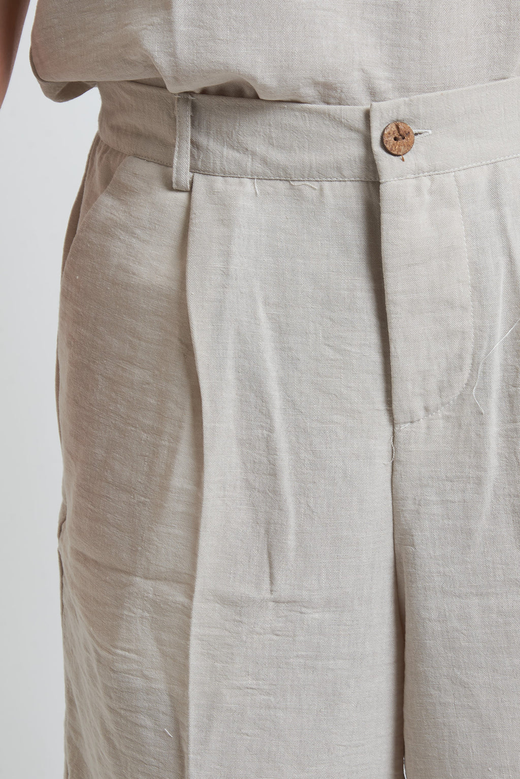 Bermuda pence effetto lino