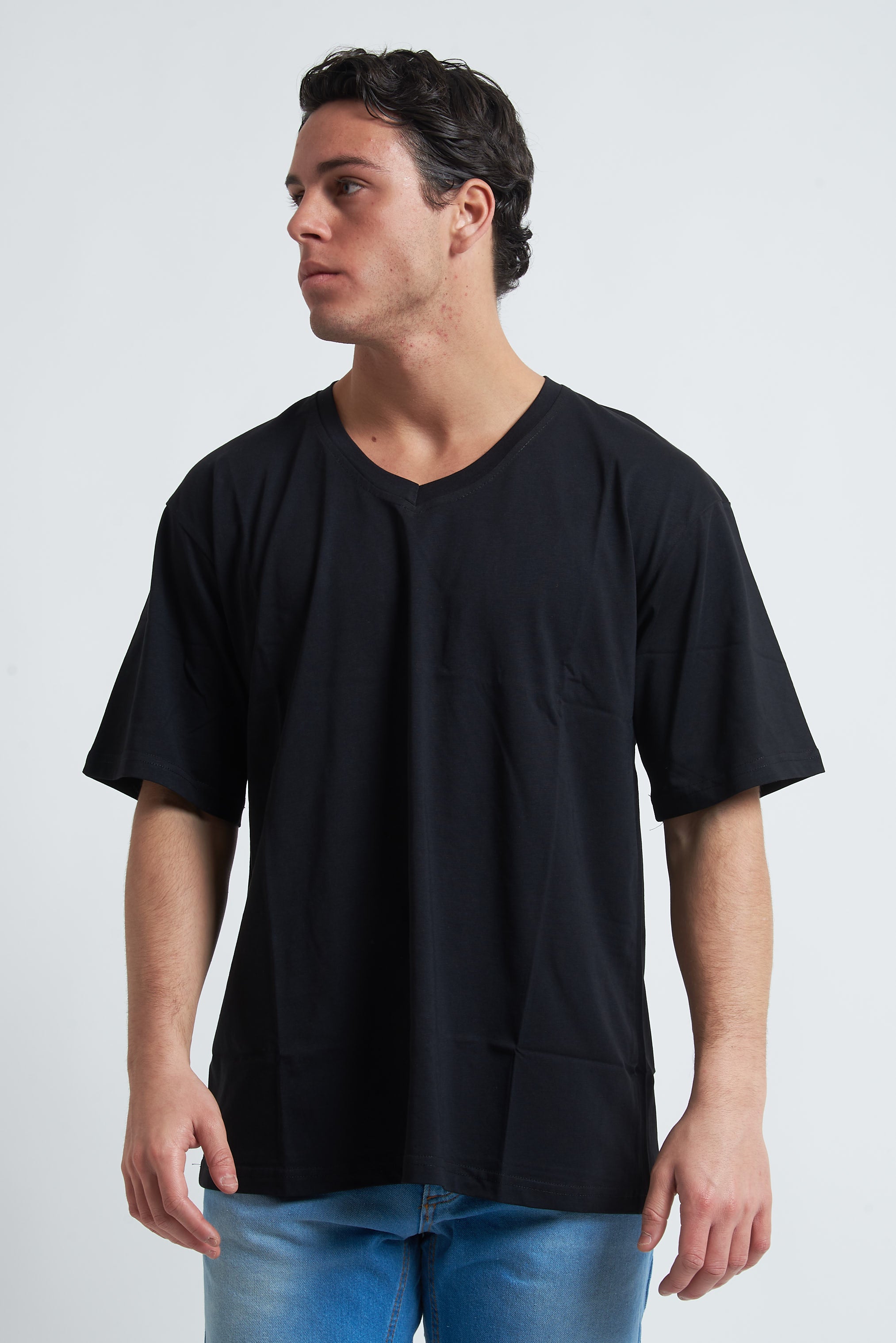 T shirt oversize scollo a V