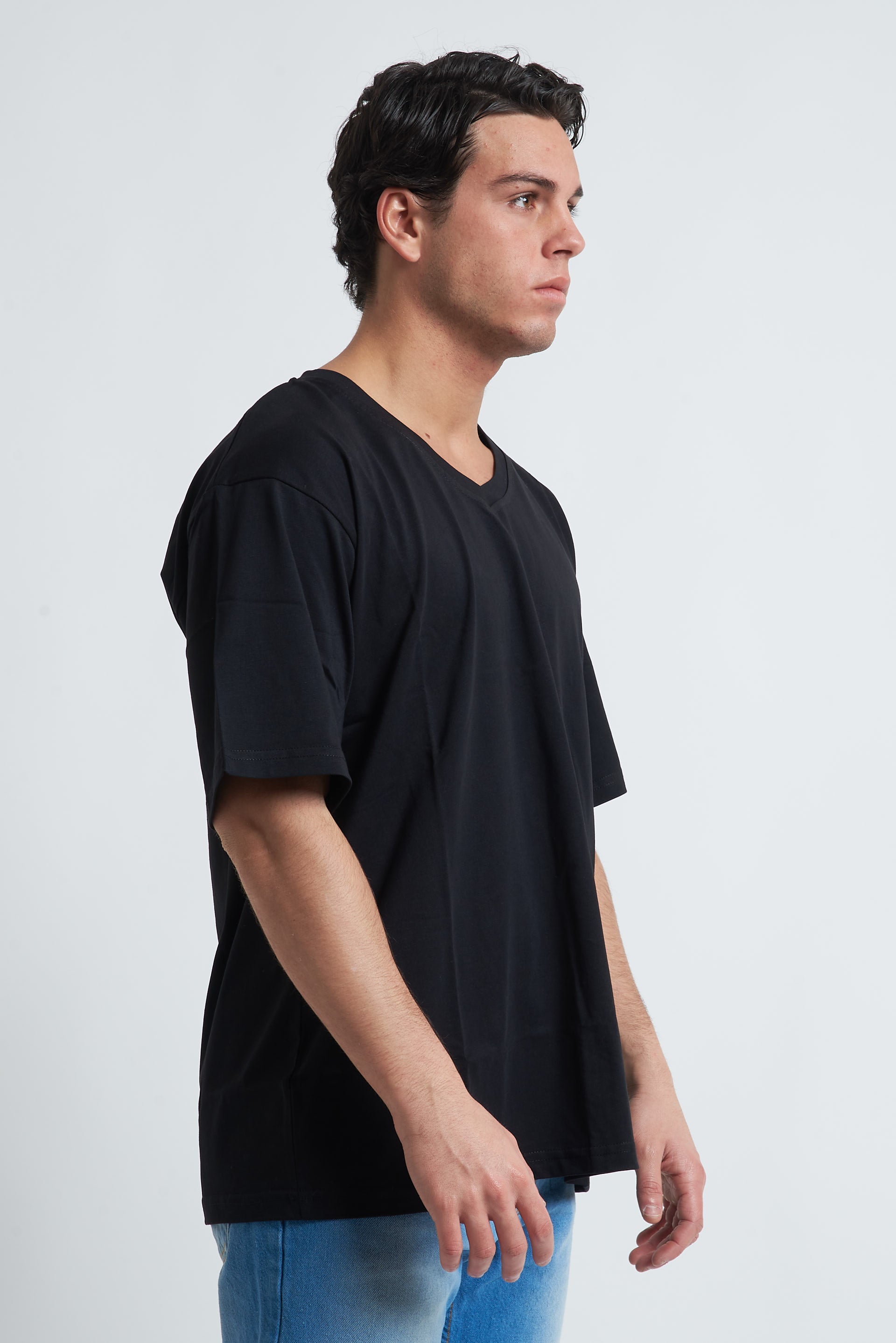 T shirt oversize scollo a V