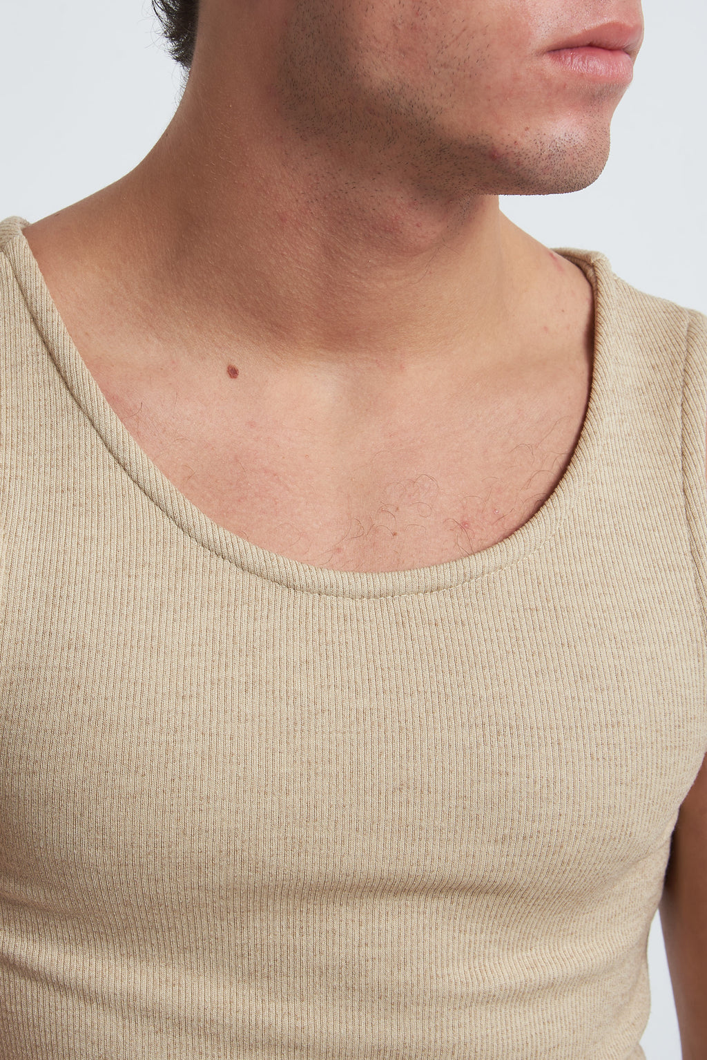 Canotta costina poliviscosa