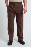 Pantaloni fondo largo con elastico