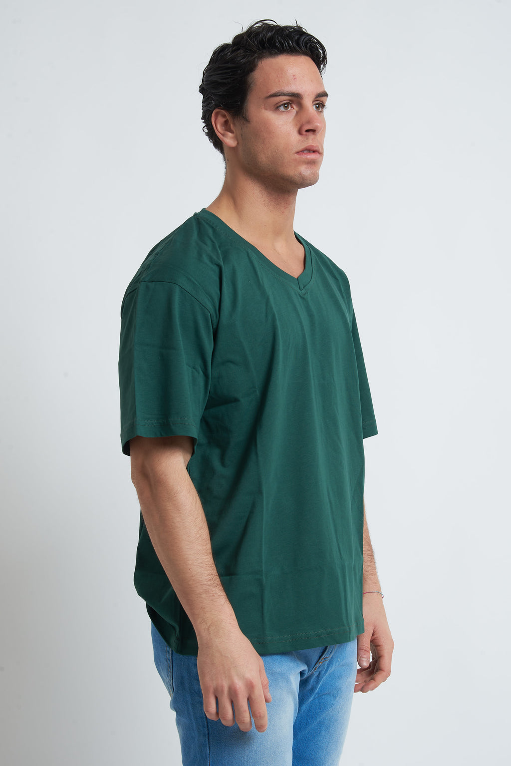 T shirt oversize scollo a V
