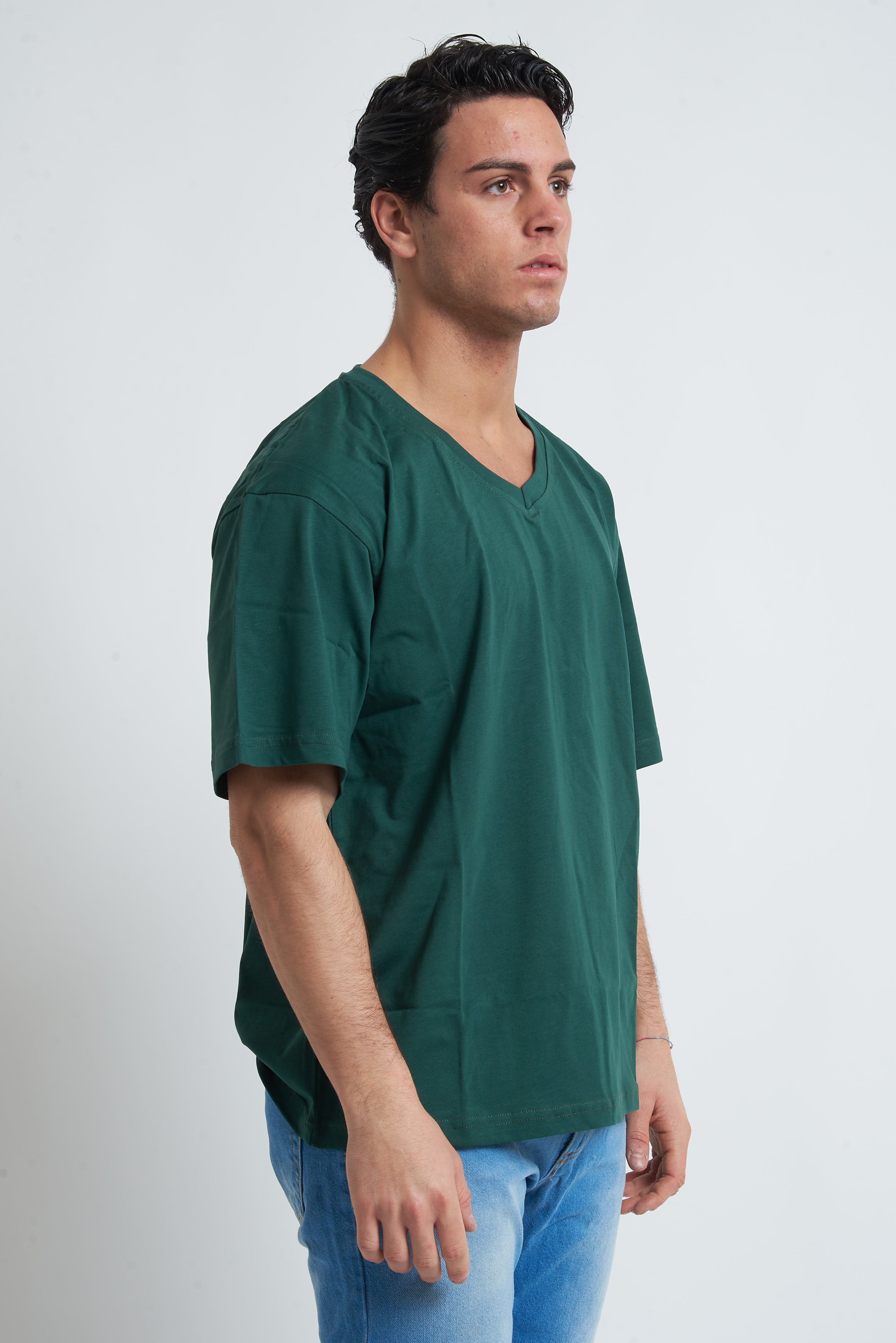 T shirt oversize scollo a V