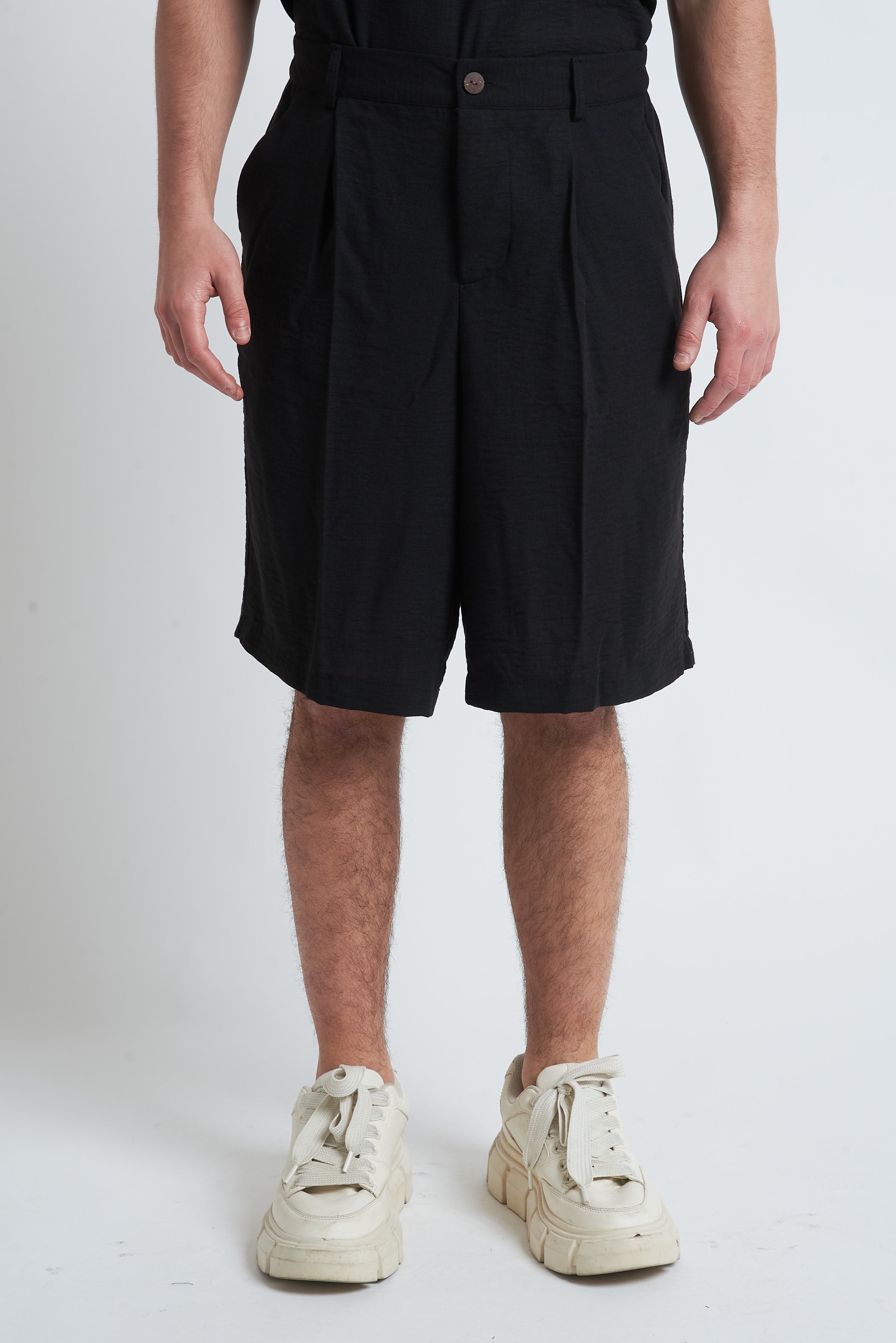 Bermuda pence effetto lino