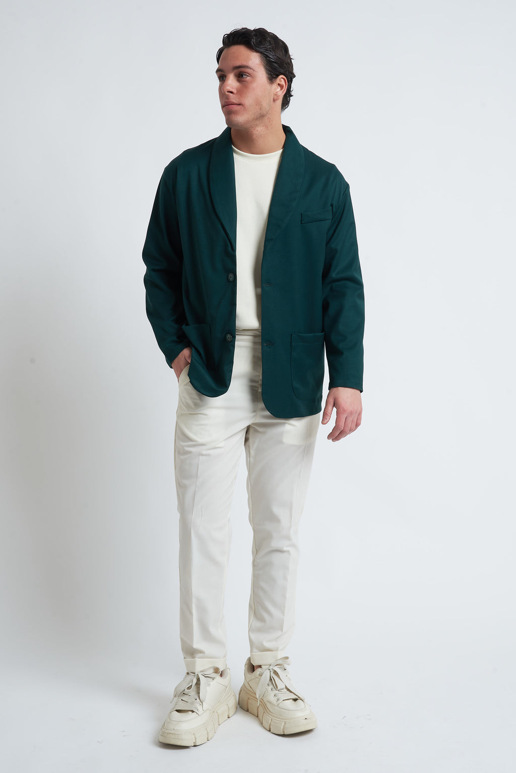 Giacca monopetto sfoderata