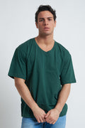 T shirt oversize scollo a V