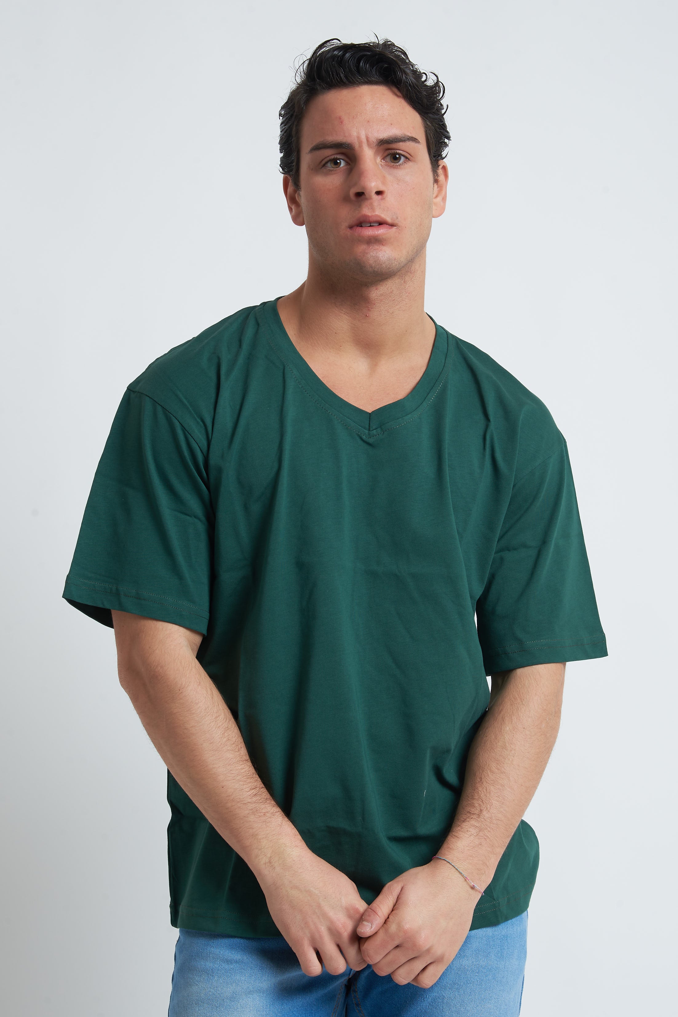 T shirt oversize scollo a V