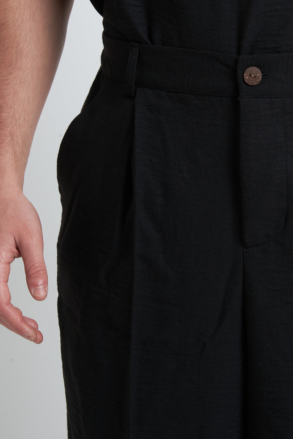 Bermuda pence effetto lino