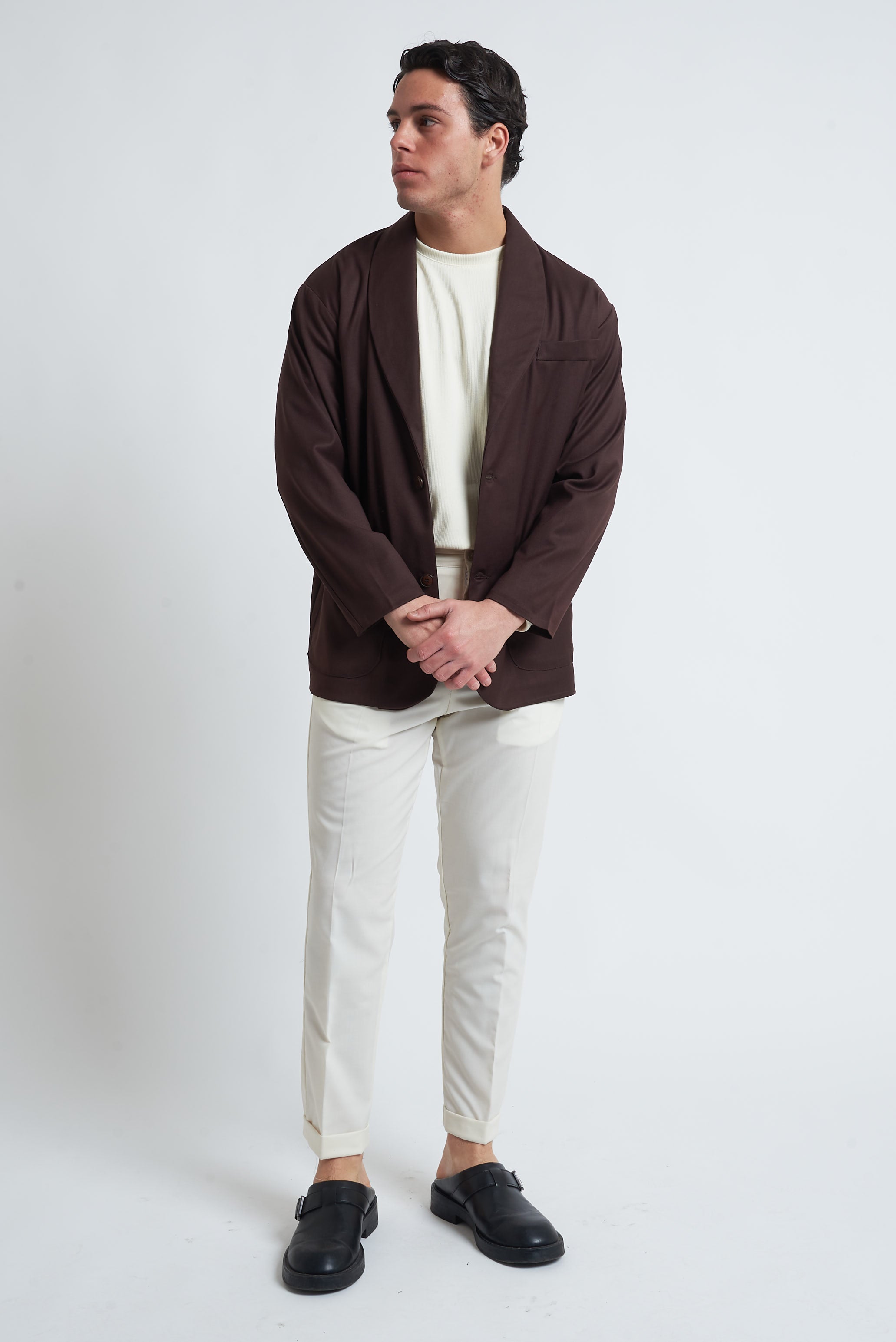 Giacca monopetto sfoderata