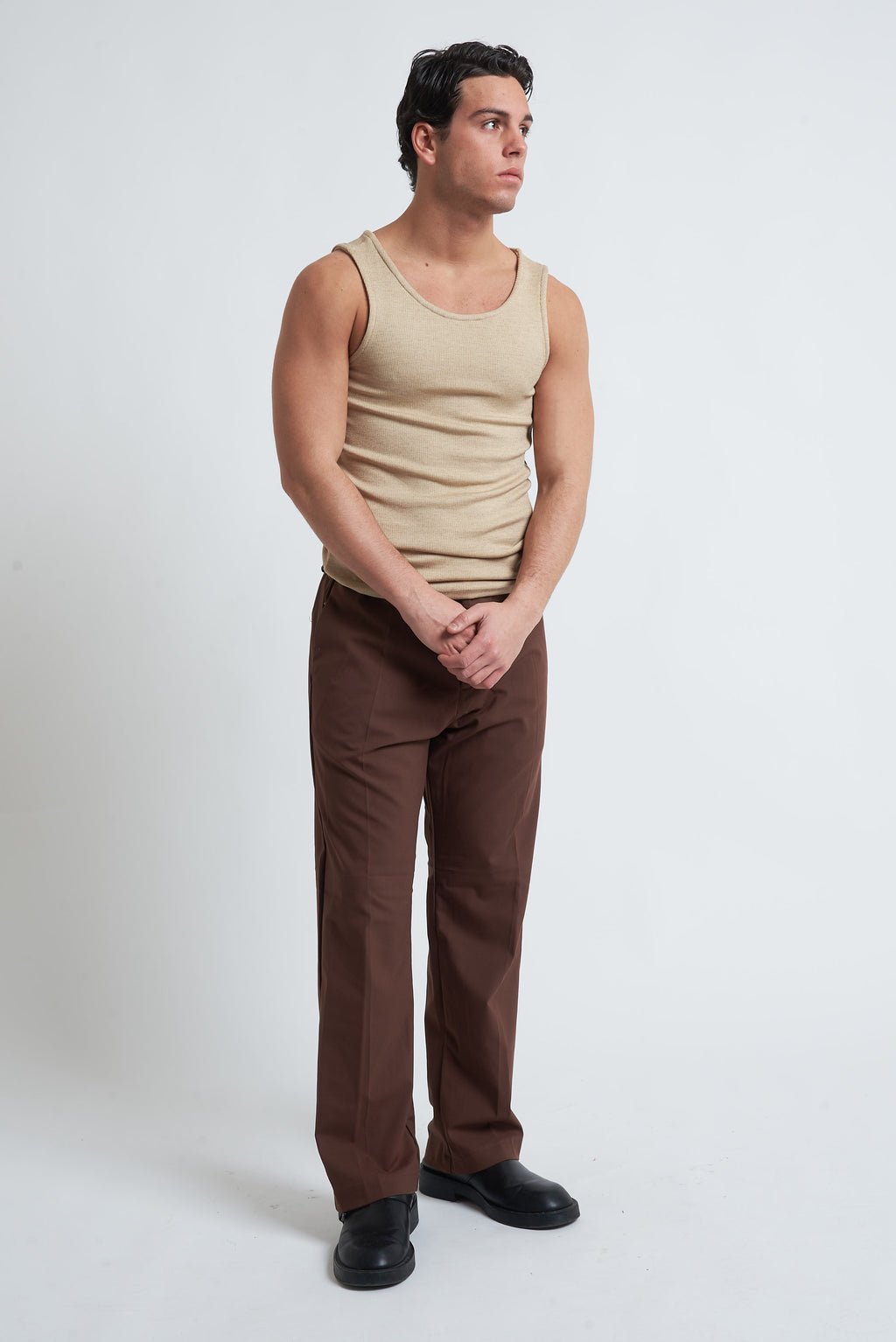 Canotta costina poliviscosa