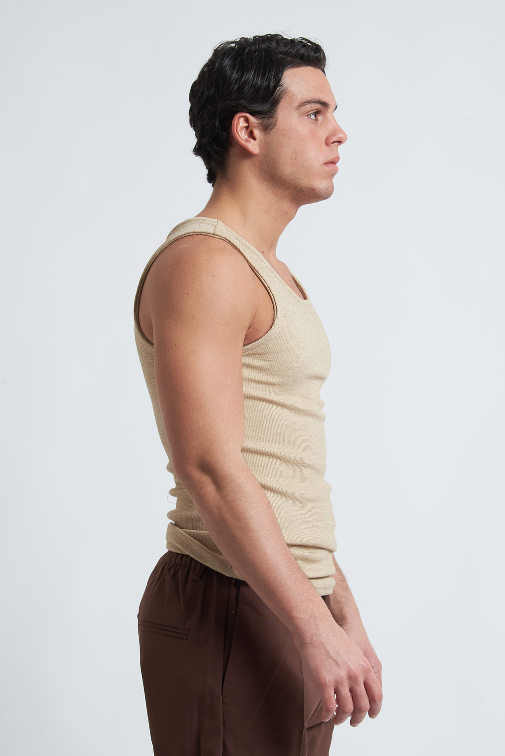 Canotta costina poliviscosa