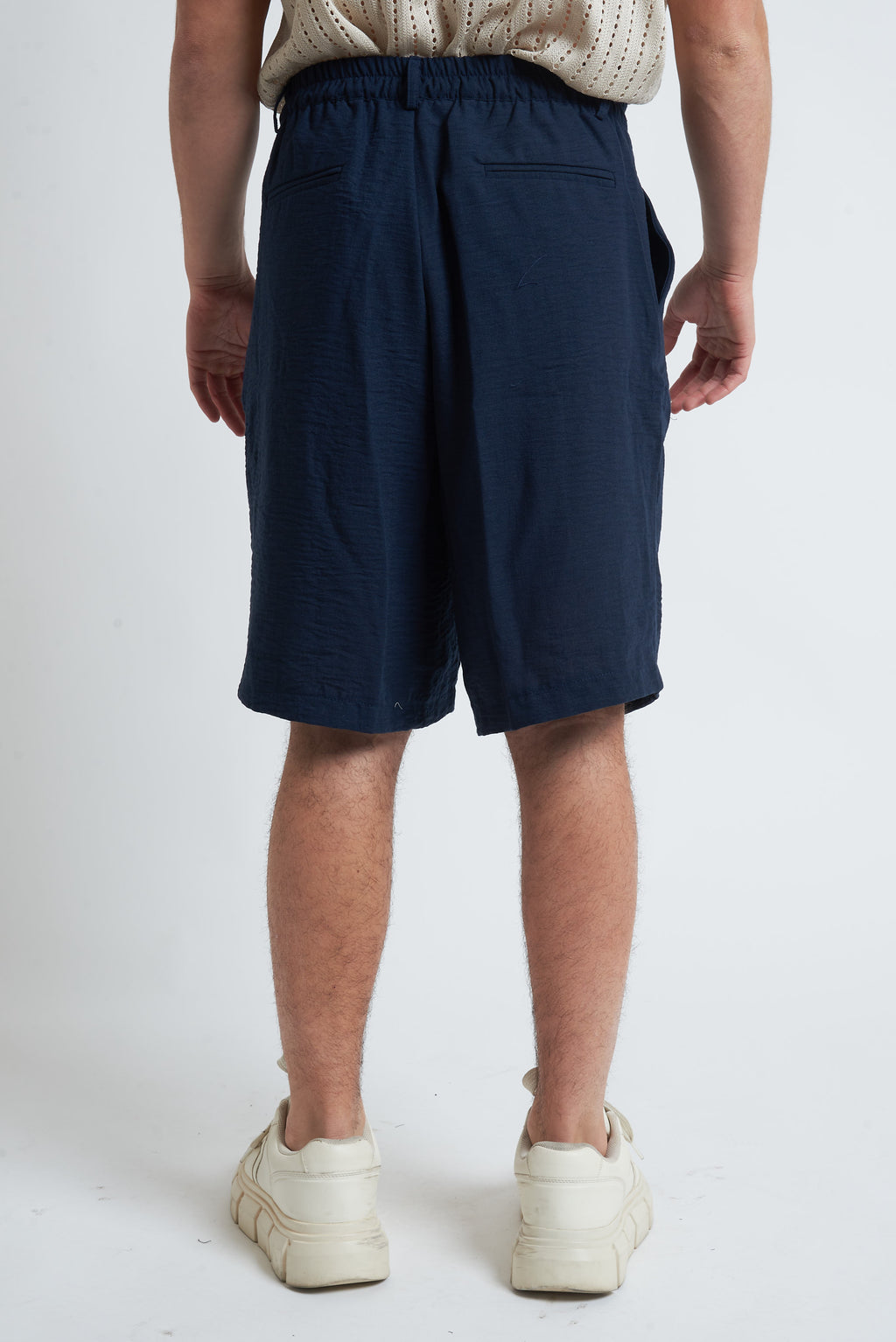 Bermuda pence effetto lino