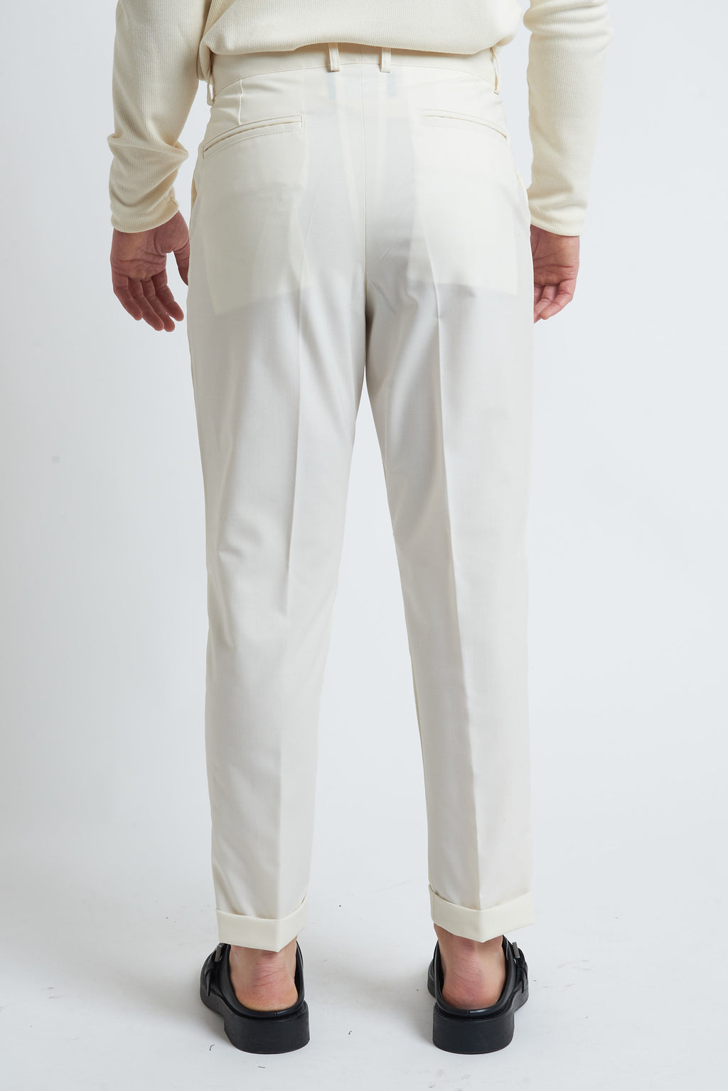 Pantalone poliviscosa regular