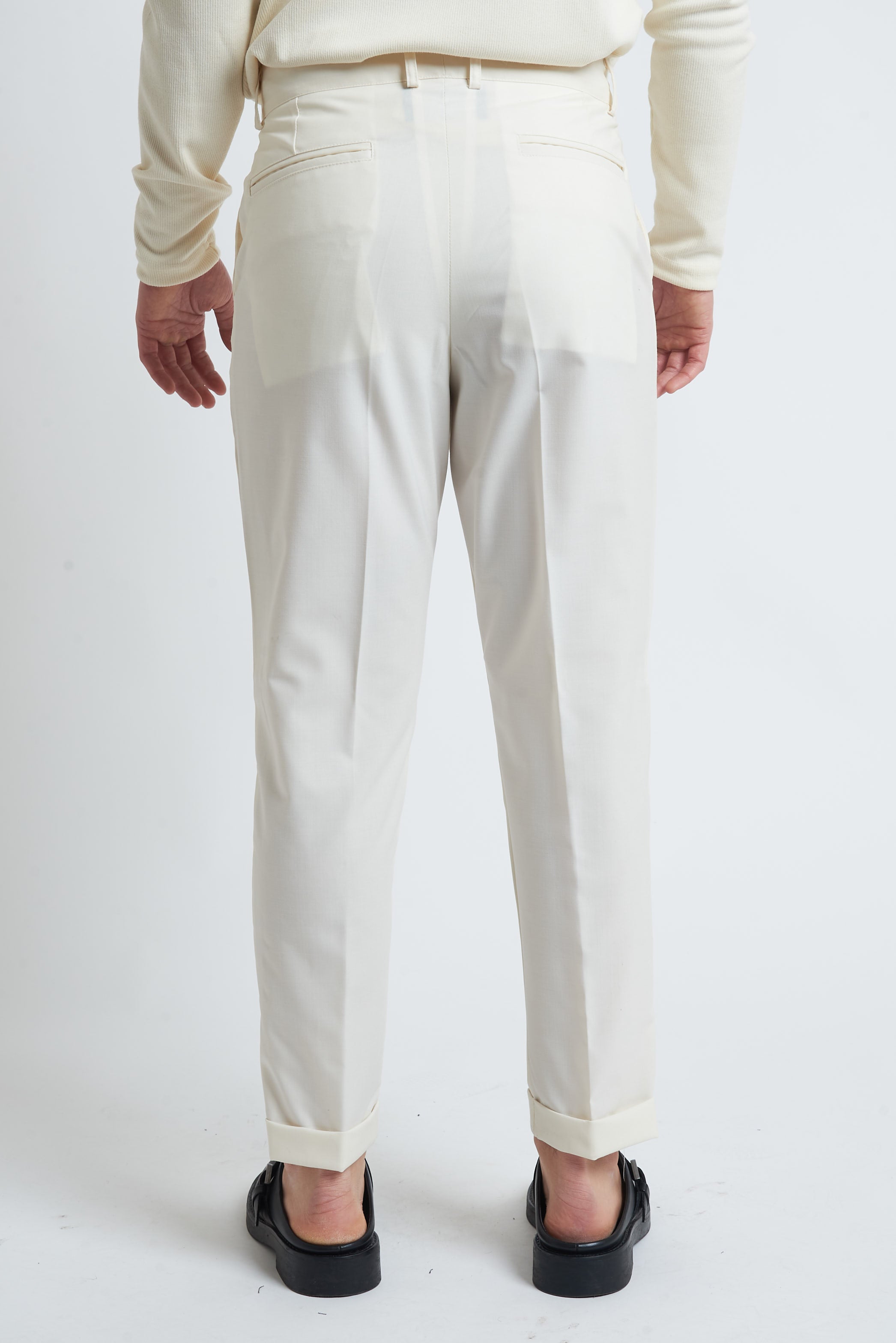 Pantalone poliviscosa regular