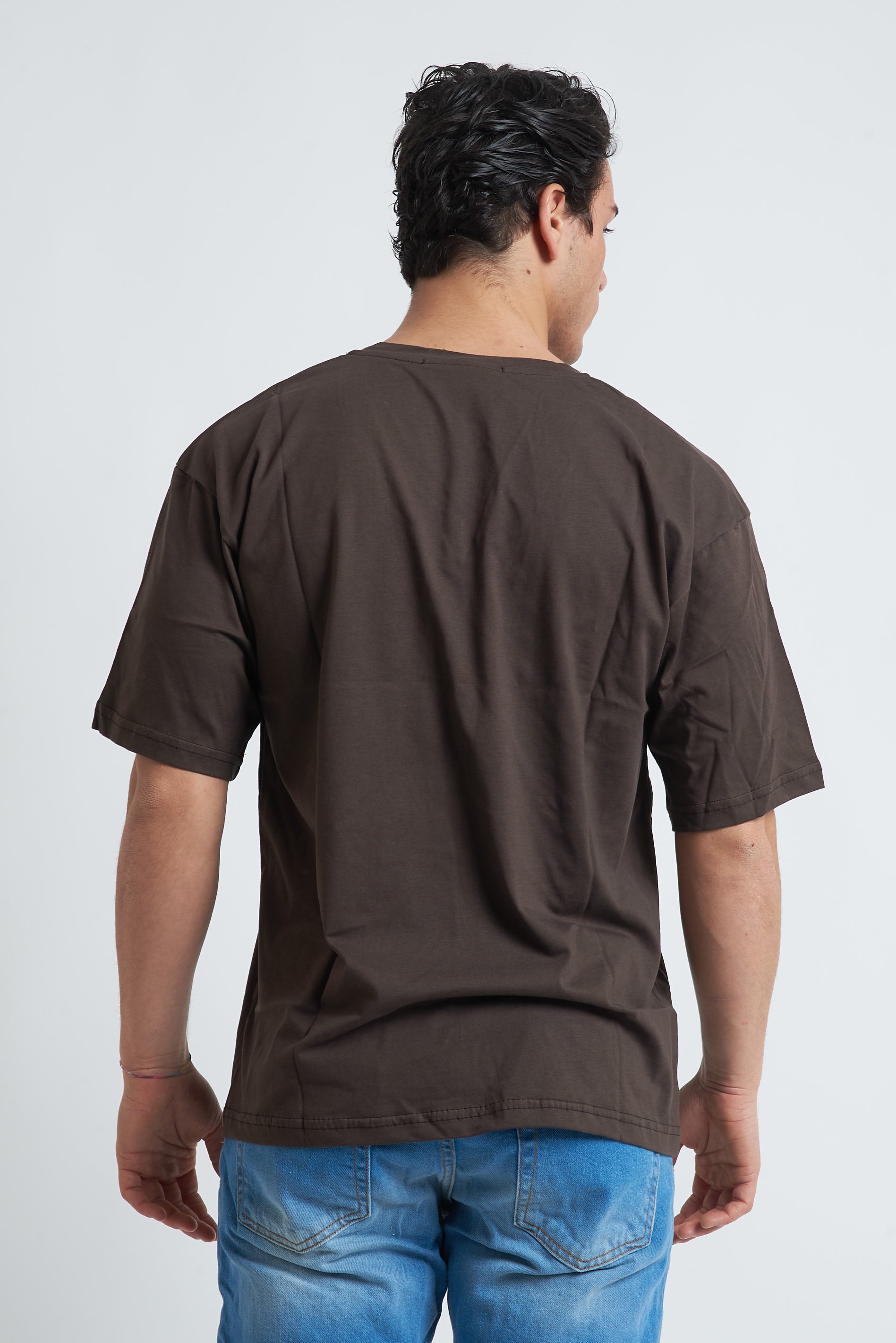 T shirt oversize scollo a V