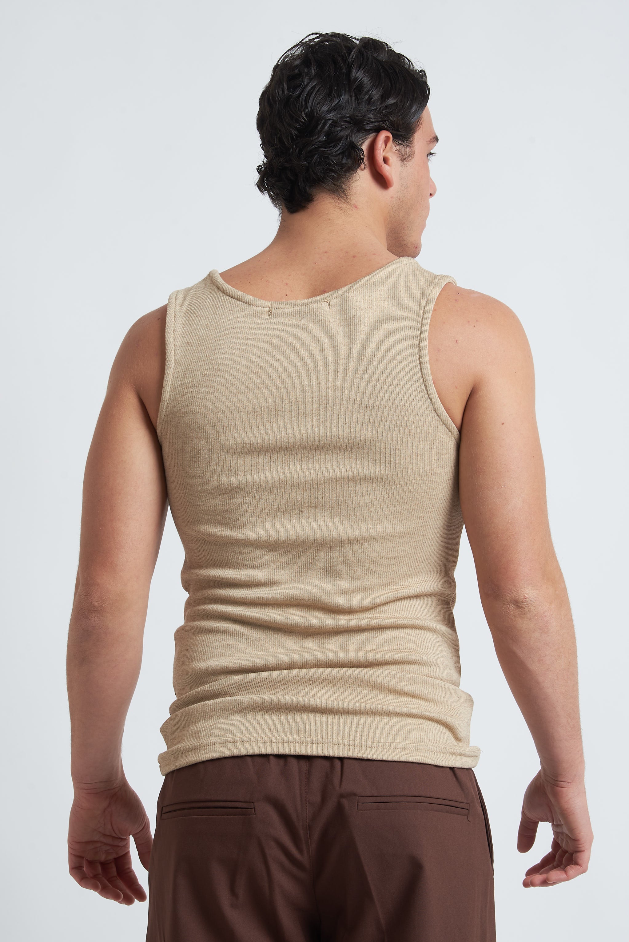 Canotta costina poliviscosa