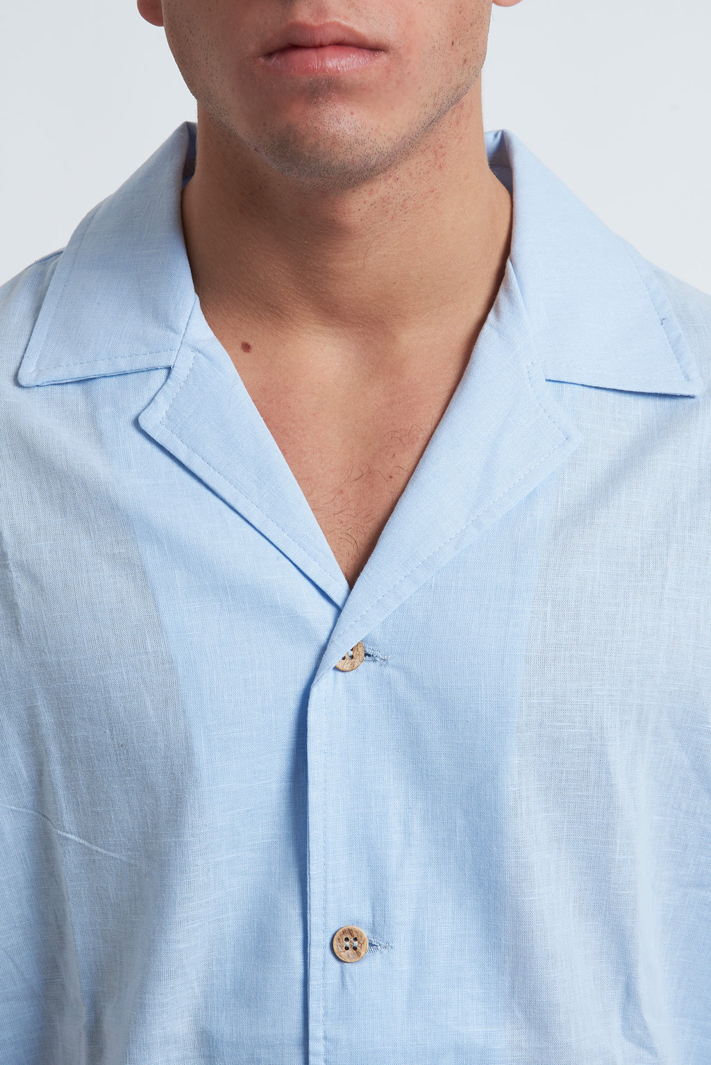 Camicia misto lino unito