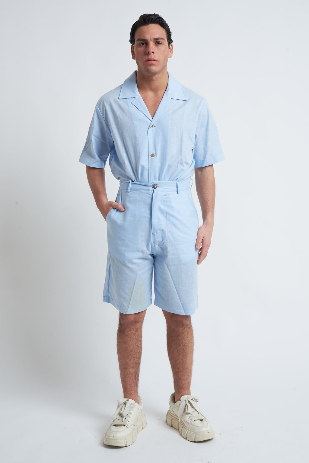 Bermuda misto lino unito