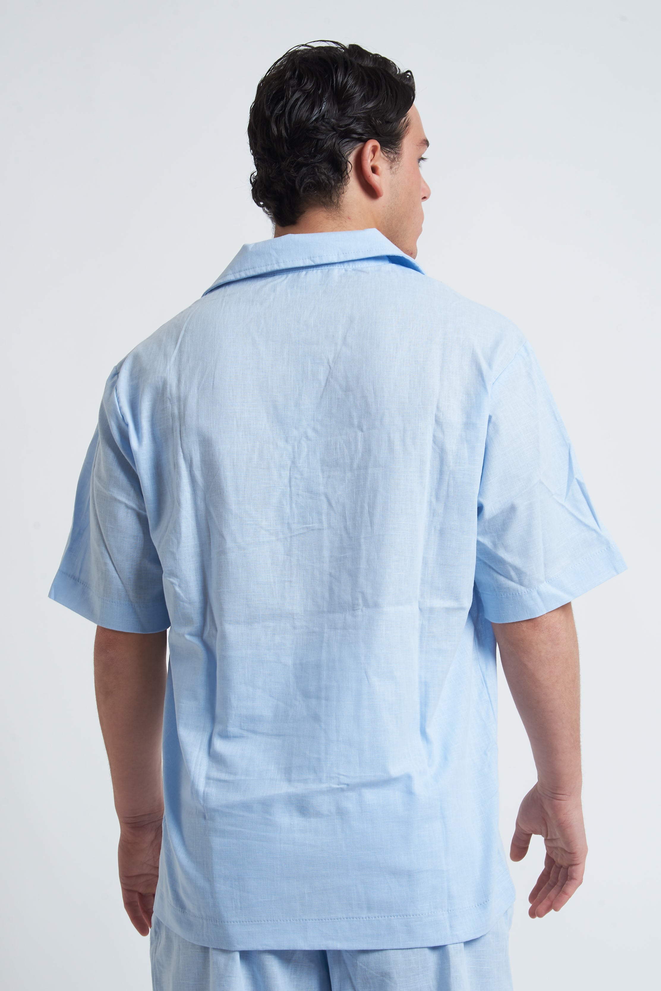 Camicia misto lino unito