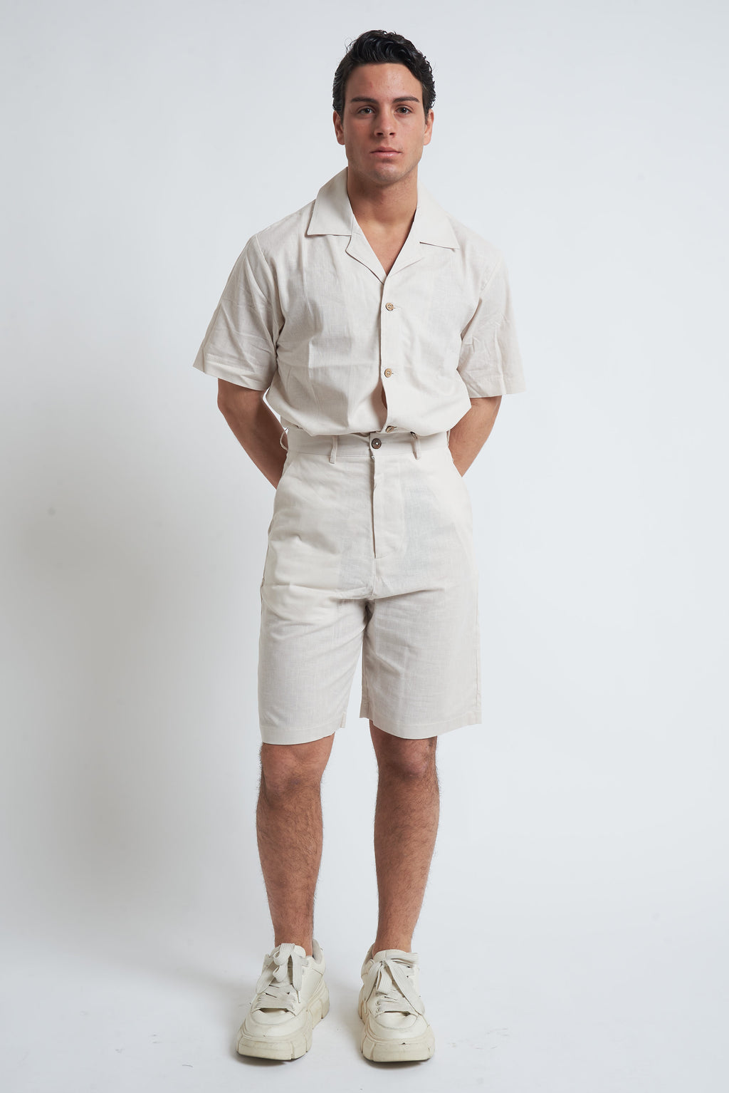 Bermuda misto lino unito