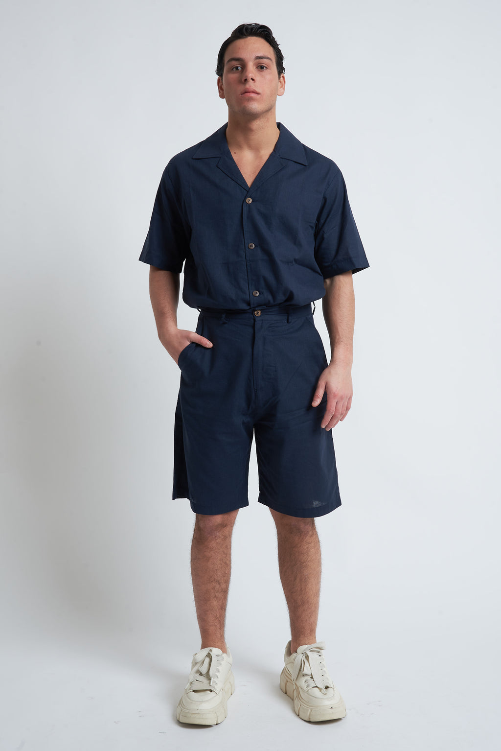 Bermuda misto lino unito