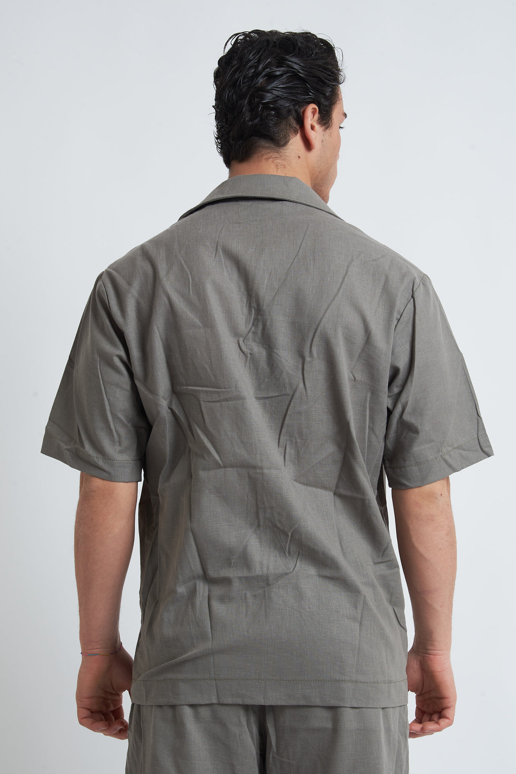 Camicia misto lino unito