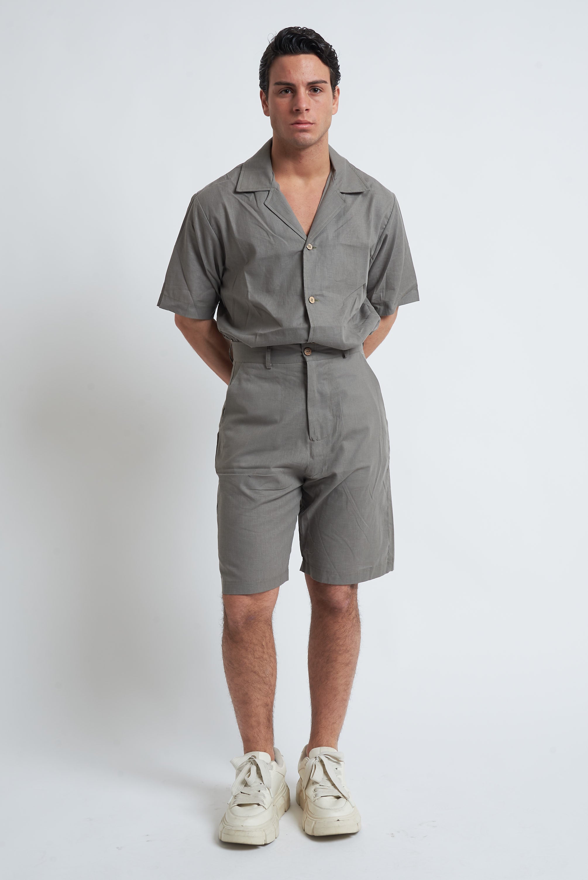 Bermuda misto lino unito