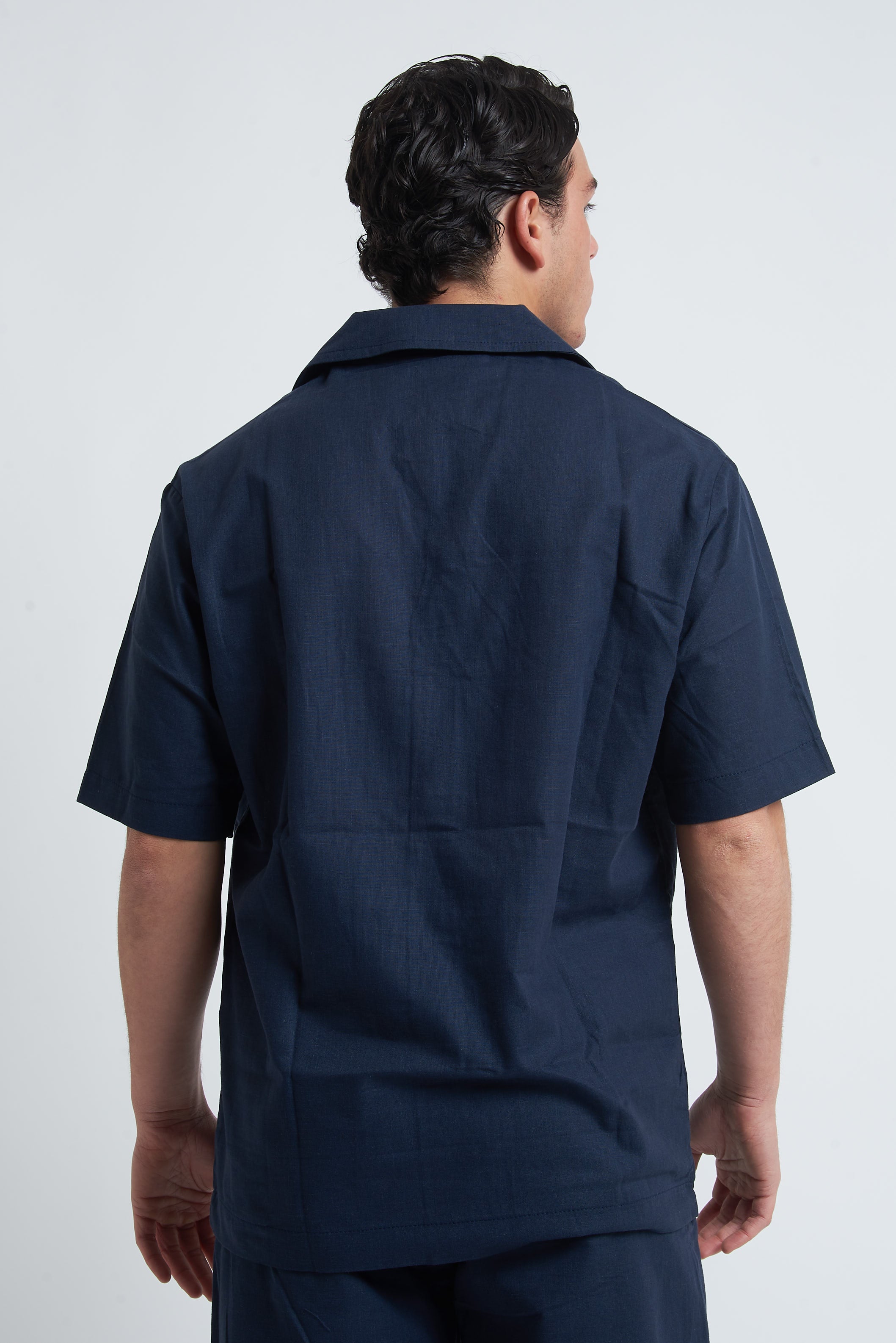 Camicia misto lino unito