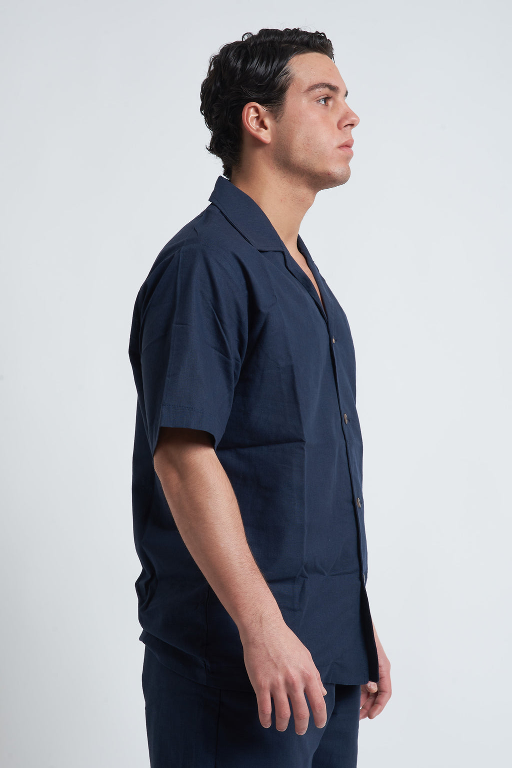 Camicia misto lino unito