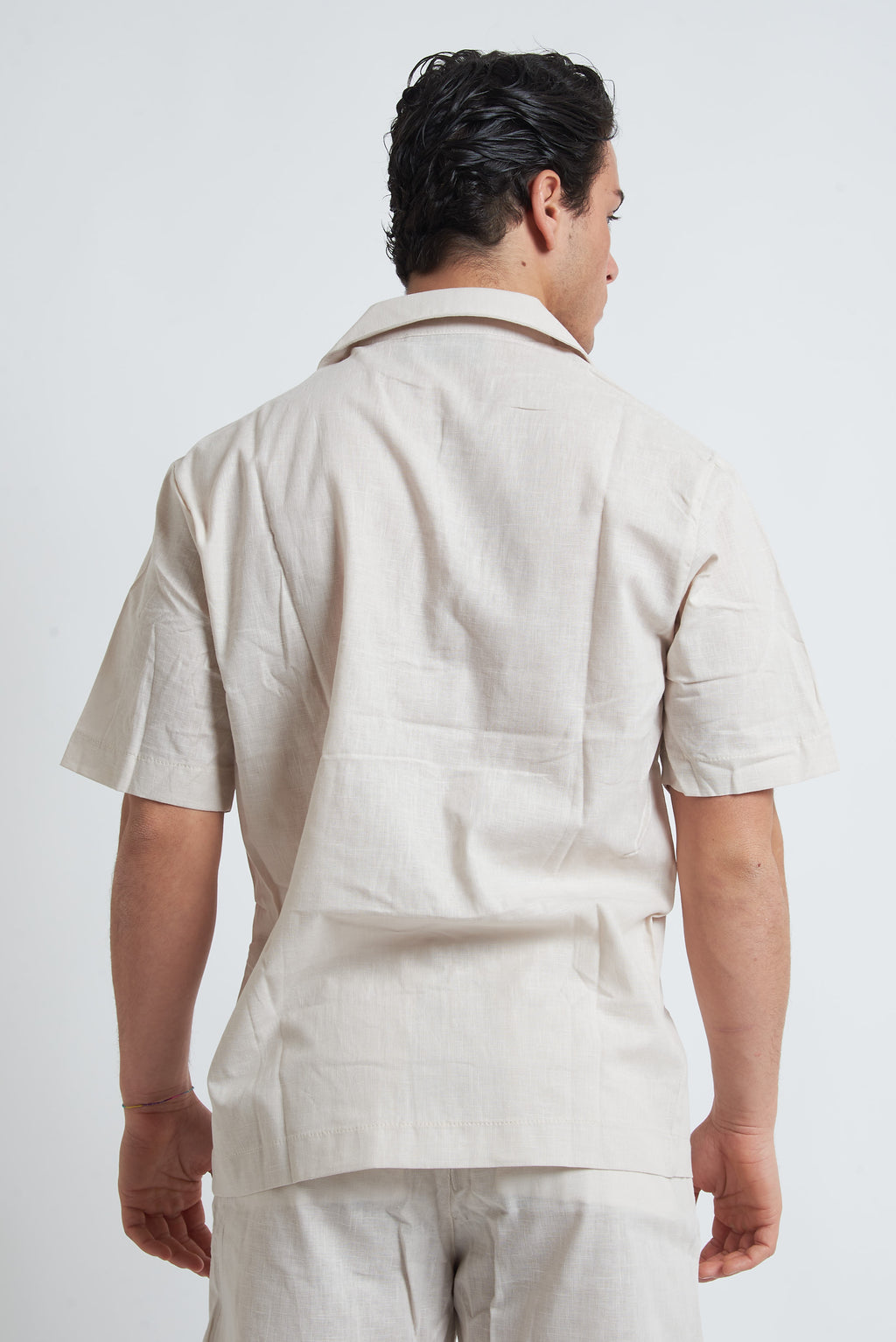 Camicia misto lino unito